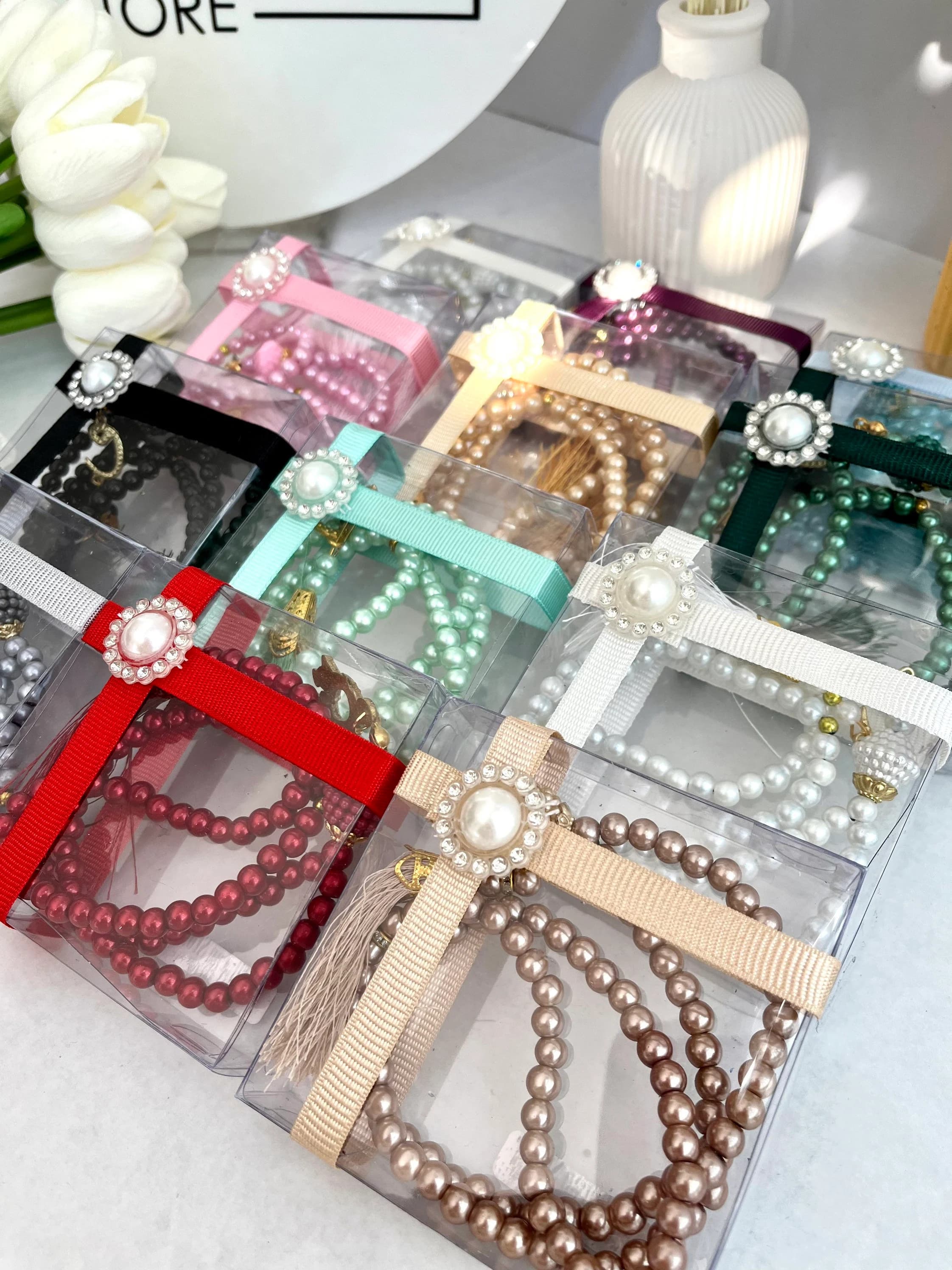 Handmade Tasbih Misbaha Set, Ramadan Tasbih Gift - image 5