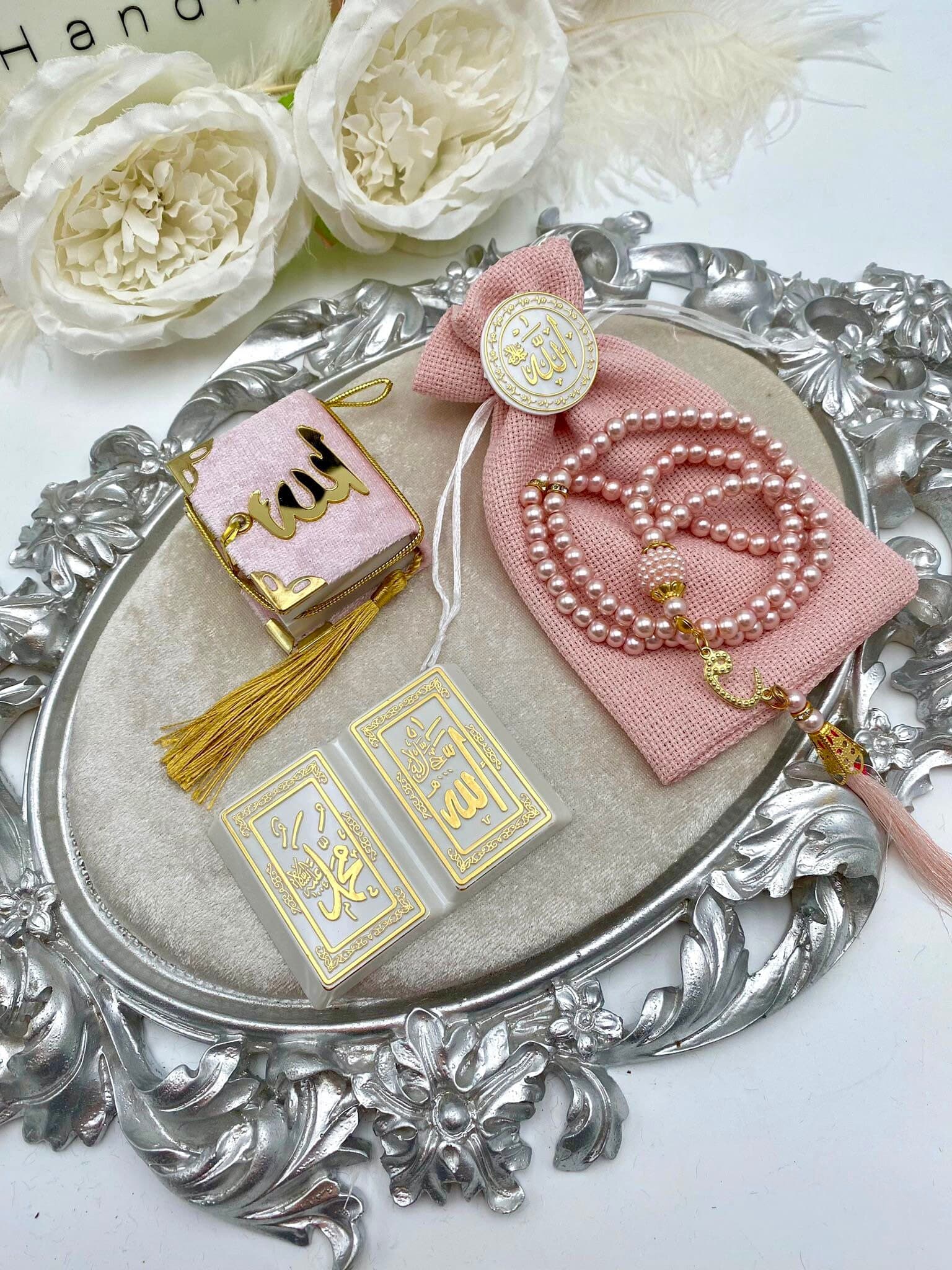 Mini Arabic Quran Gift Set, Tasbih, Eid Favor Bag - image 5