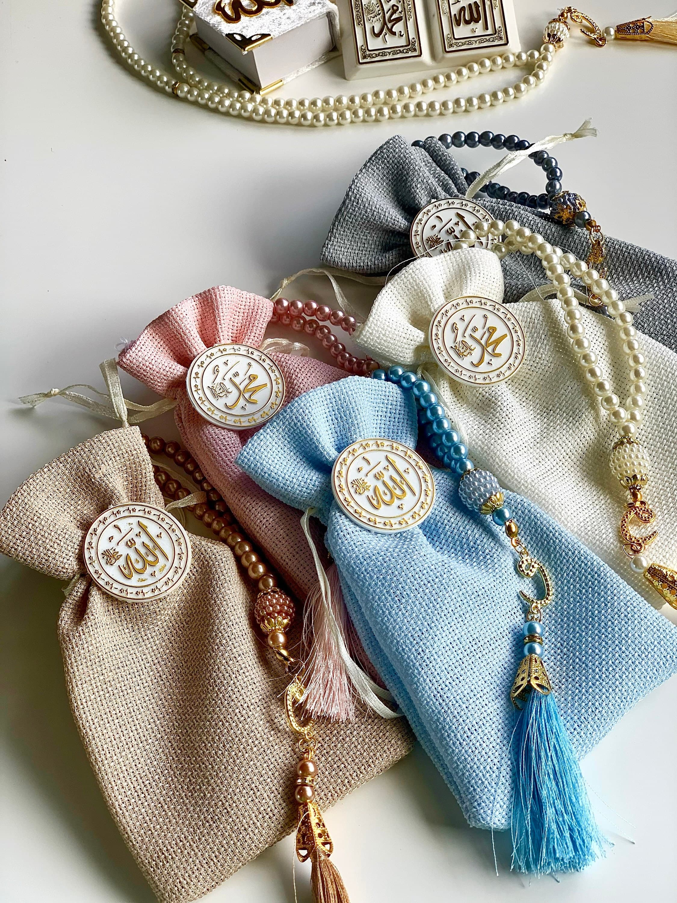 Mini Arabic Quran Gift Set, Tasbih, Eid Favor Bag - image 4
