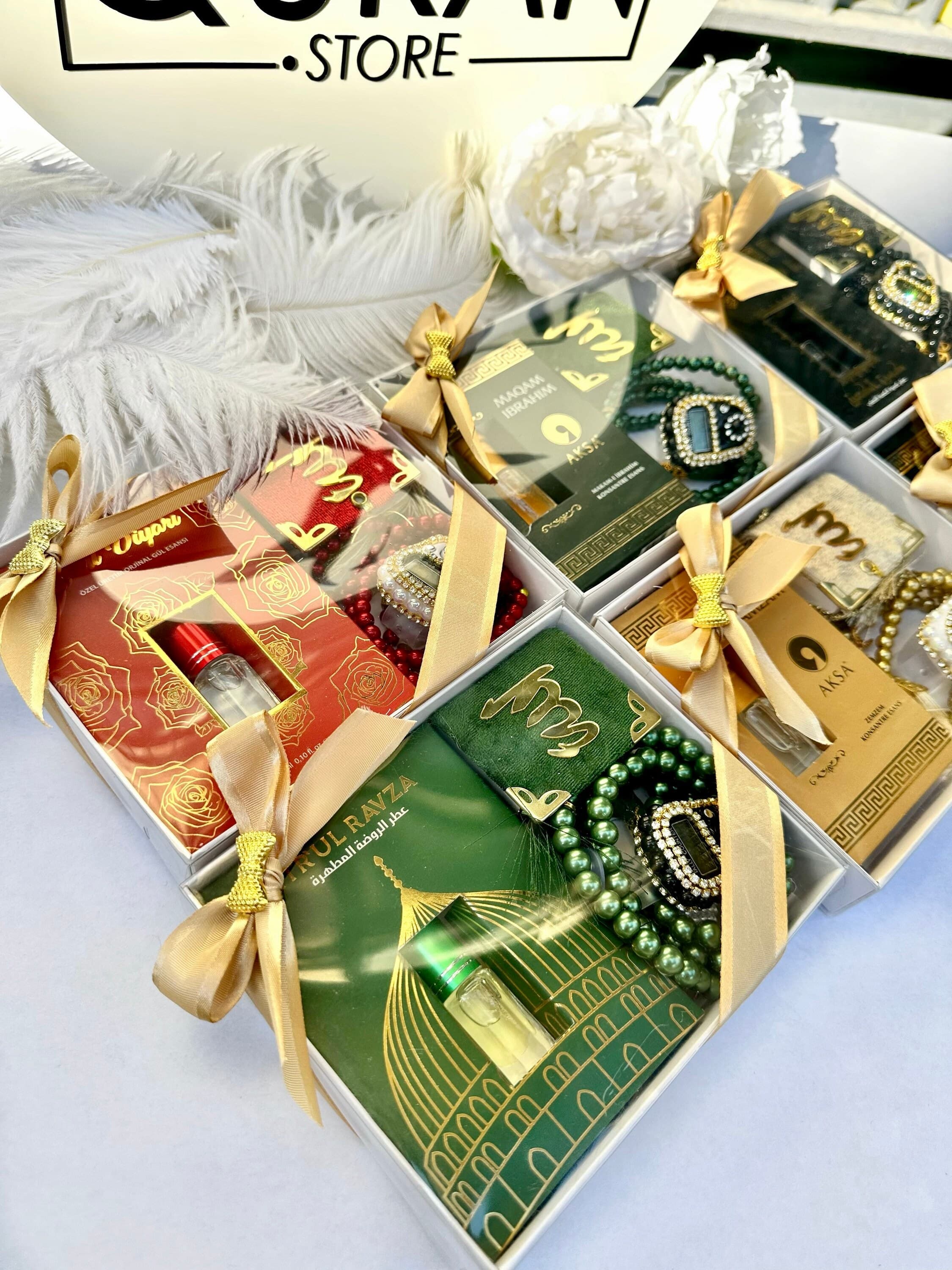 Islamic Oud Gift Set, Rose Scent, Prayer Beads, Mini Quran - image 5