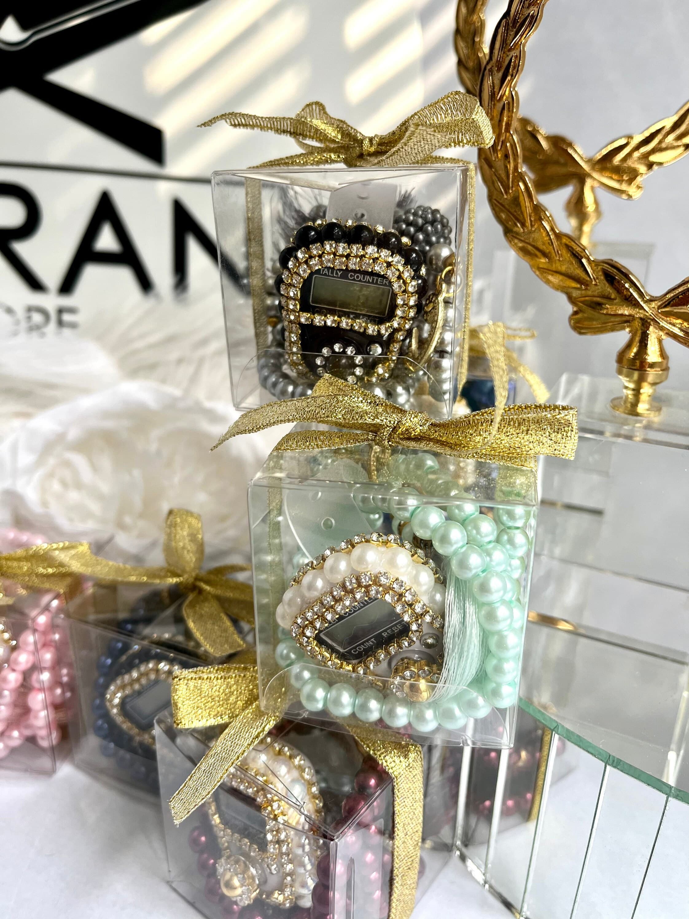 Swarovski Digital Tasbih, Pearl Prayer Beads, Islamic Gift - image 5