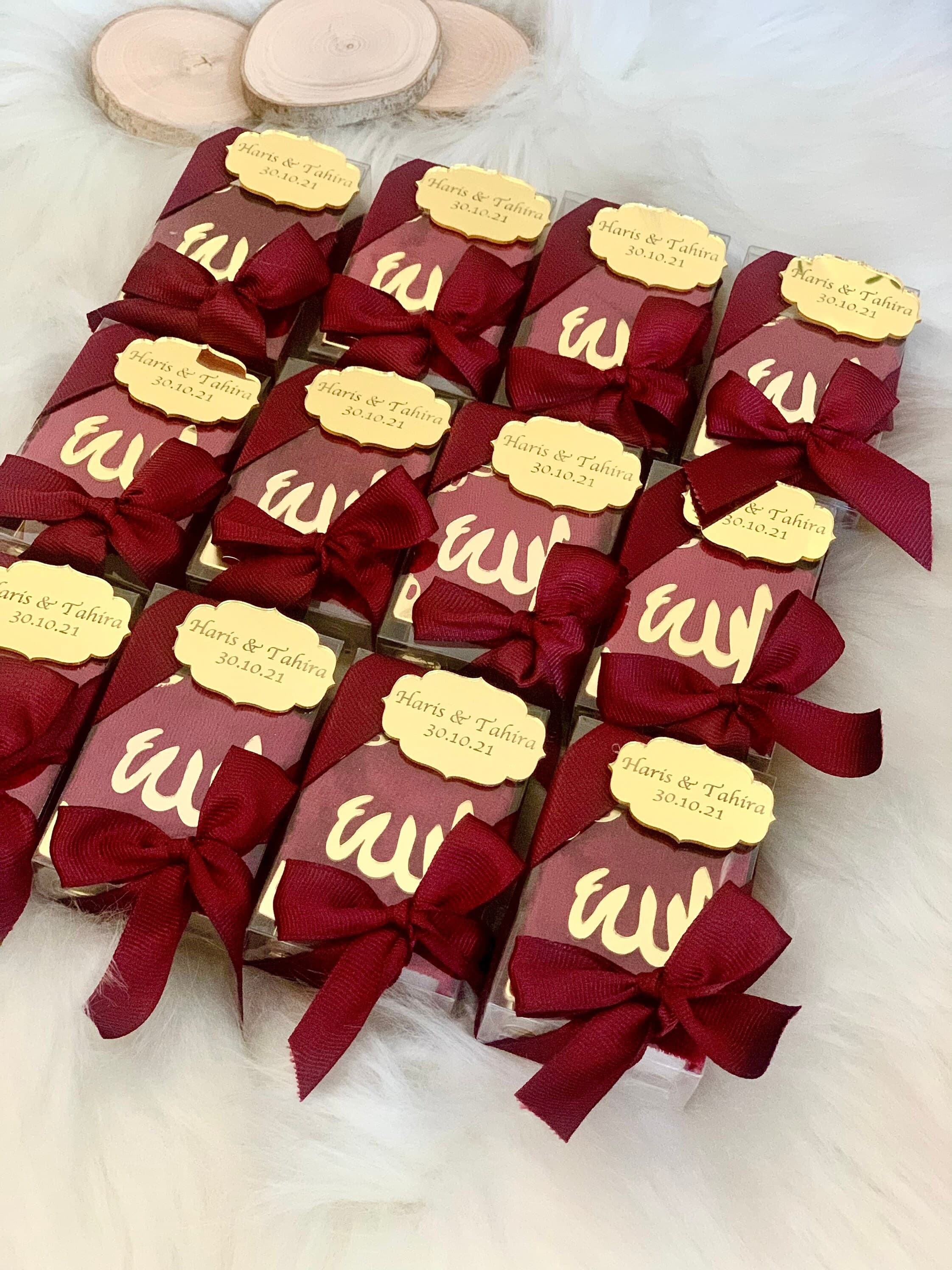 Burgundy Mini Quran Gift, Eid-ul Fitr Gift, Muslim Baby Boy Favors, Personalized Islamic Baby Gift, Ramadan Gift, Quran Tasbih, Ameen Gift