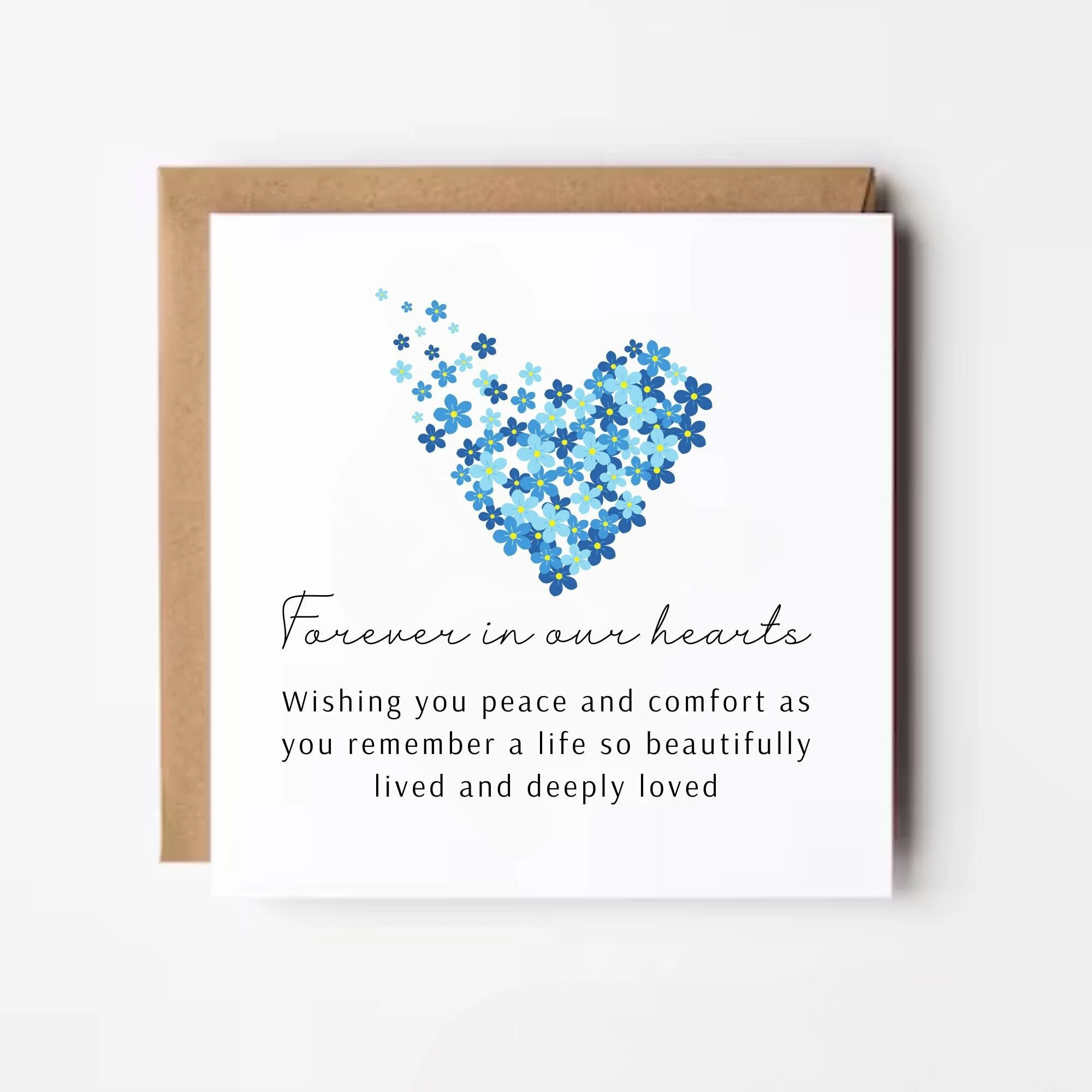 Personalized Sympathy Card: Thinking of You, Bereavement Card
