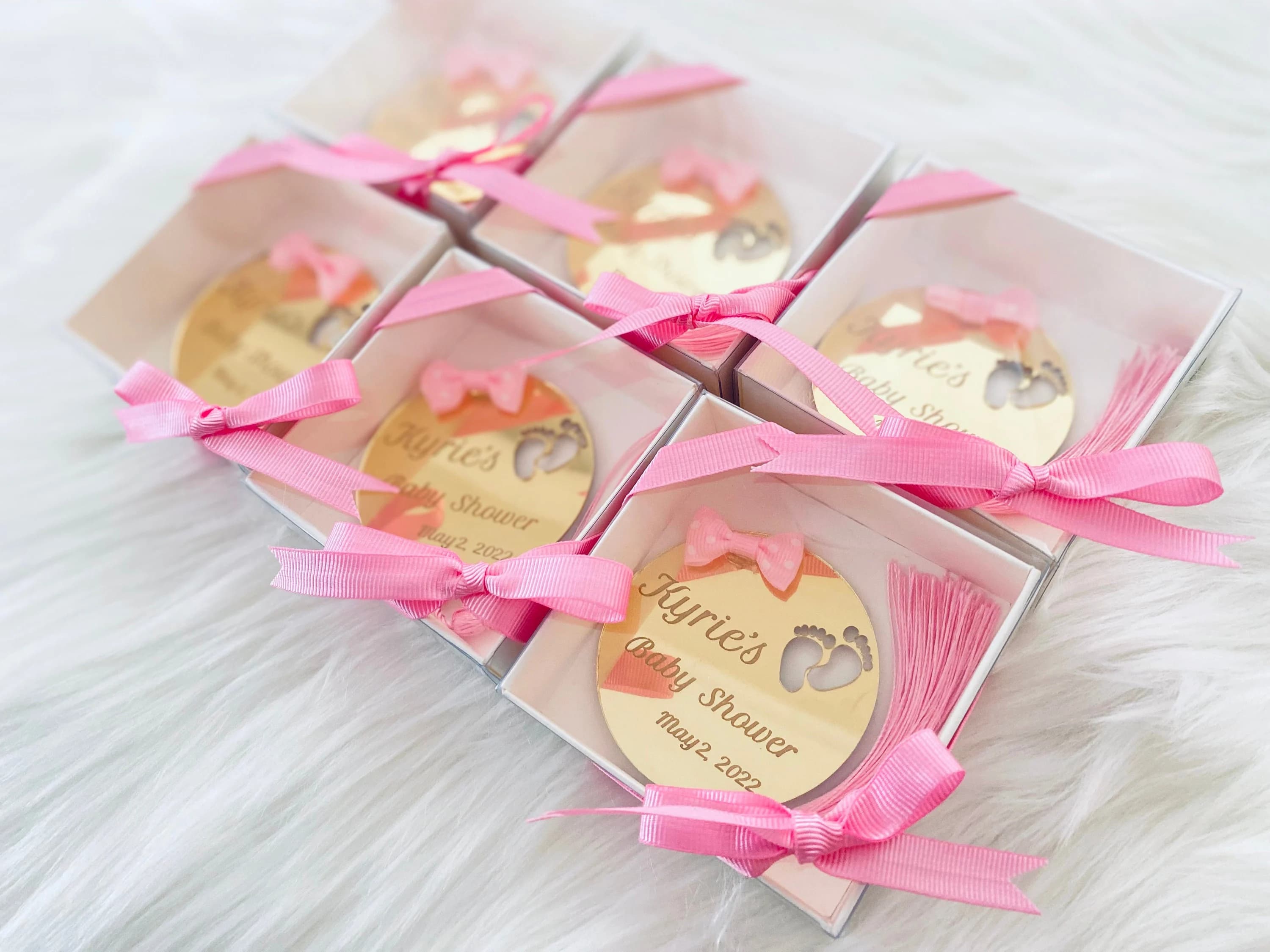 Personalized Acrylic Baby Shower Magnet Favors