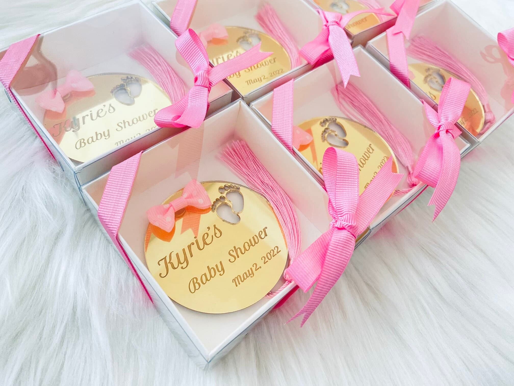 Personalized Acrylic Baby Shower Magnet Favors - image 5