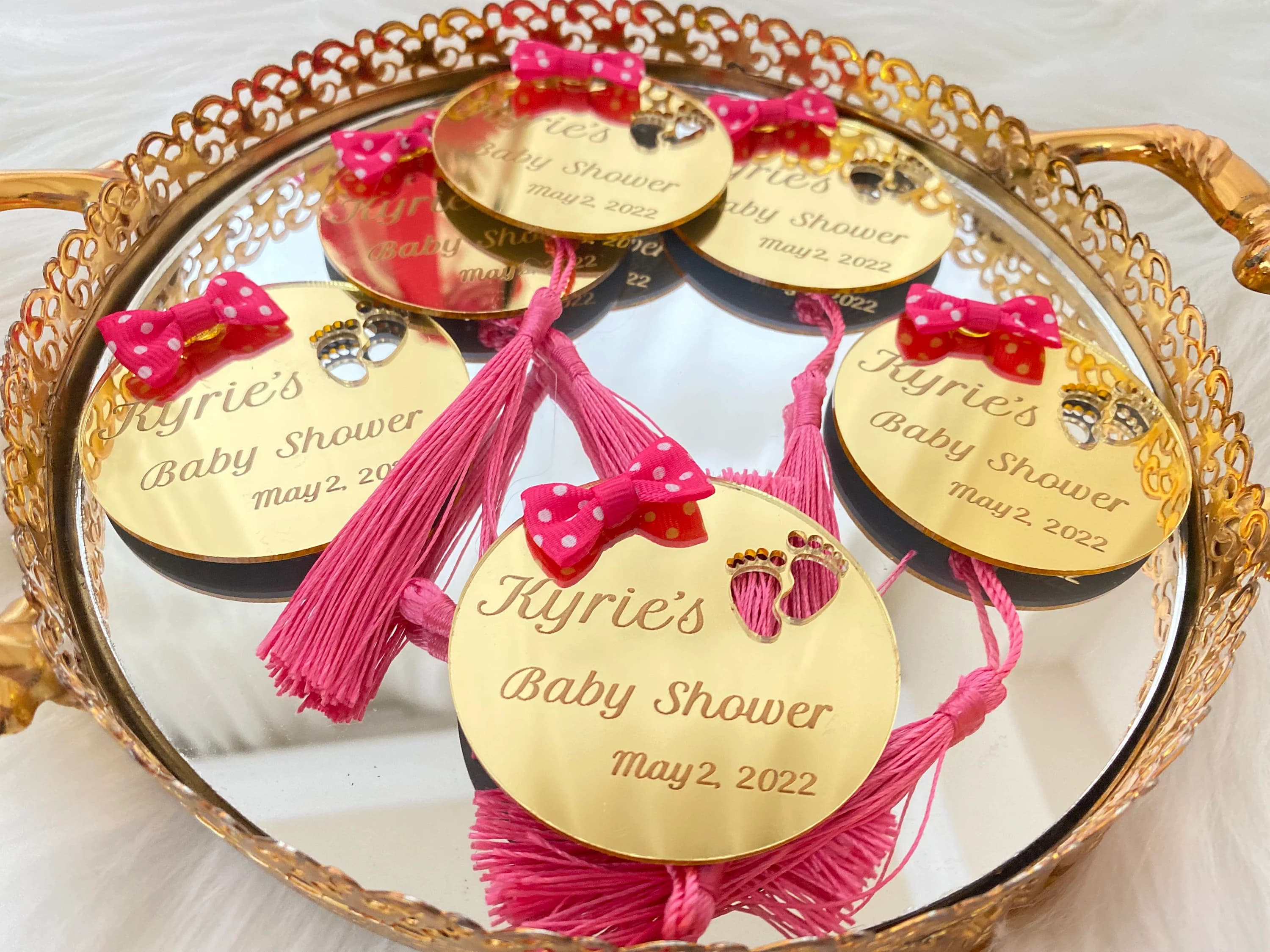 Personalized Acrylic Baby Shower Magnet Favors - image 4