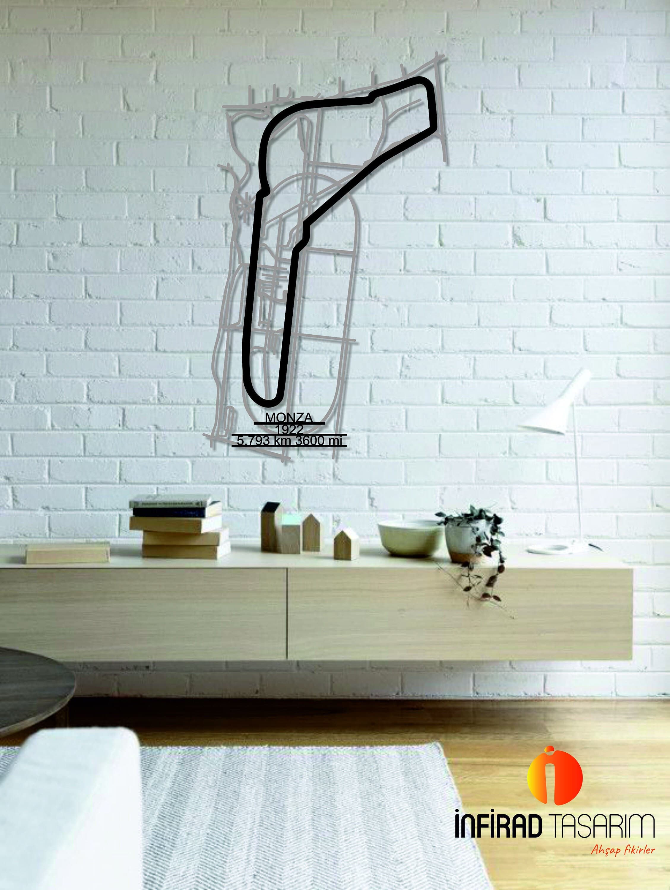 Monza Circuit Metal Wall Art - image 3