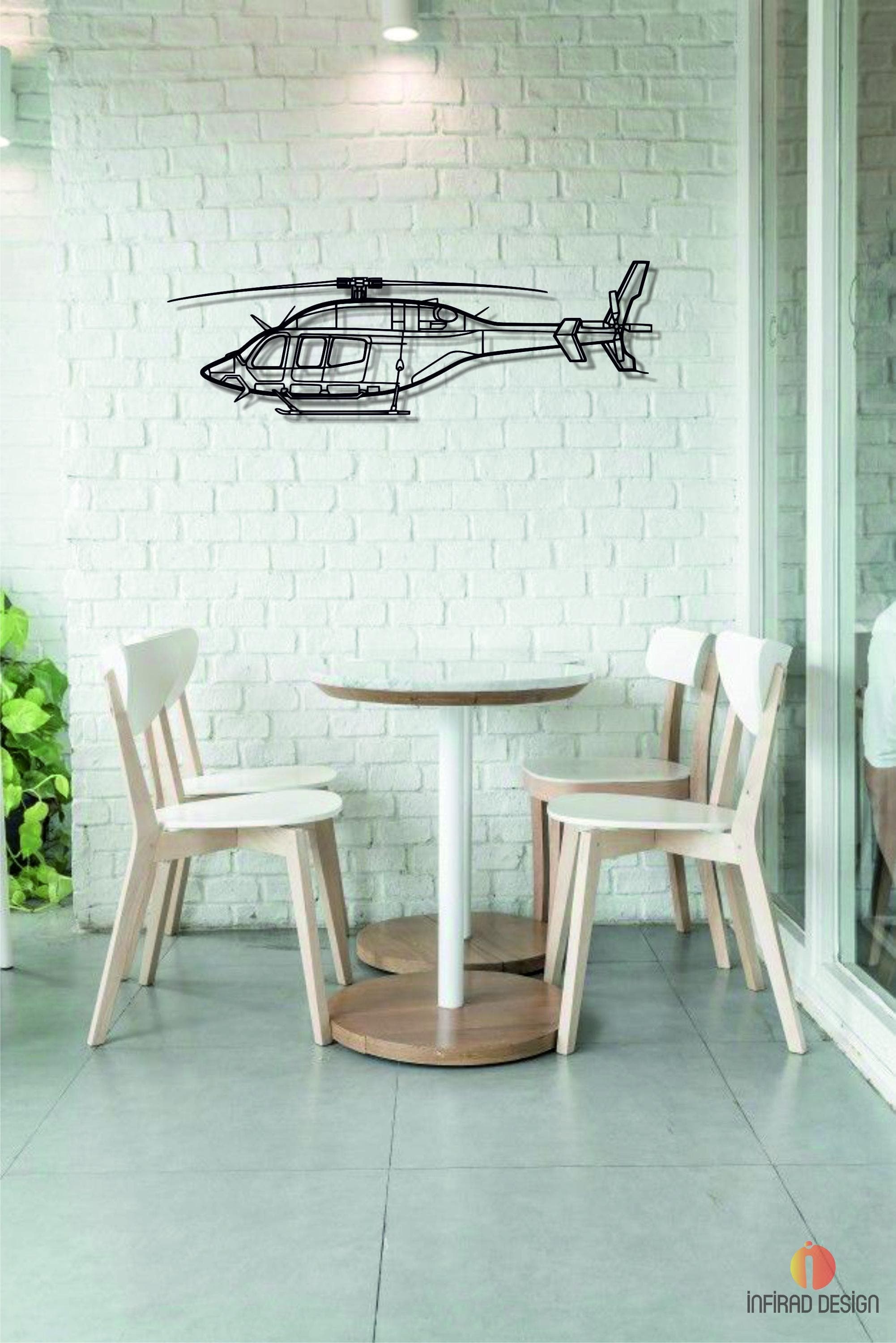 Bell 429 GlobalRanger Helicopter Metal Wall Art | Airplanes Wall Art | Aviation Metal Decor l Gift Decor l Helicopter Decor l Pilot Gift - image 5