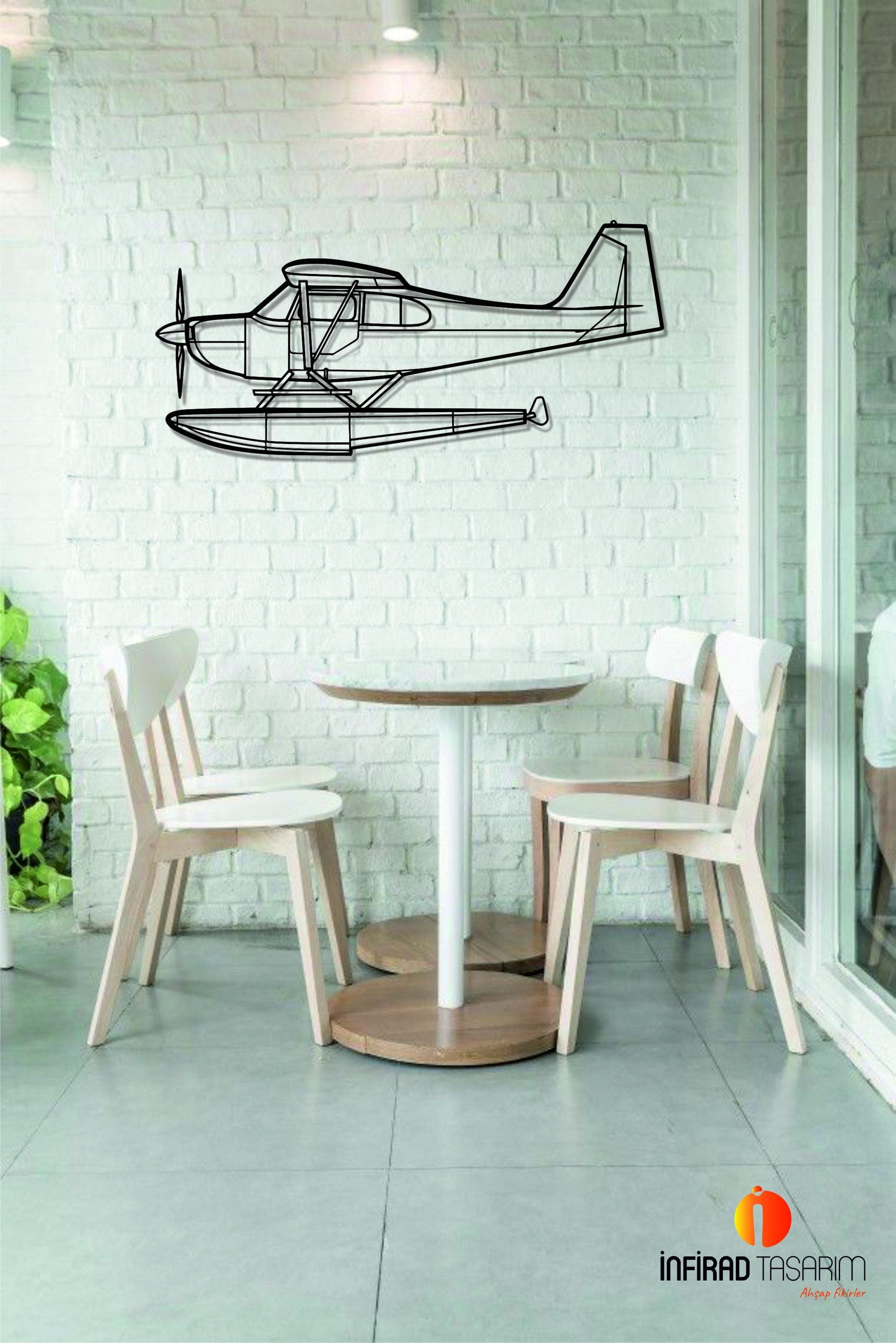 Citabria Aircraft Metal Wall Art  | Airplanes Wall Art | Airplanes Home Decor l Gift Metal Decor l Minimalist Decor - image 5