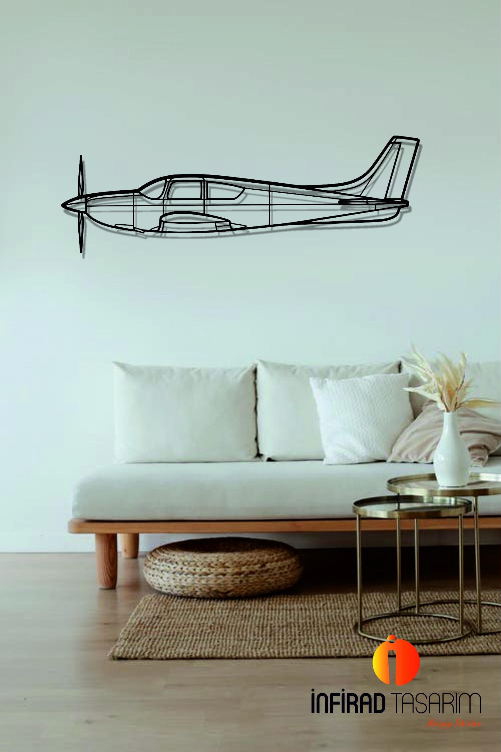 Eagle Aircraft Metal Wall Art  | Airplanes Wall Art | Airplanes Home Decor l Gift Metal Decor l Minimalist Decor