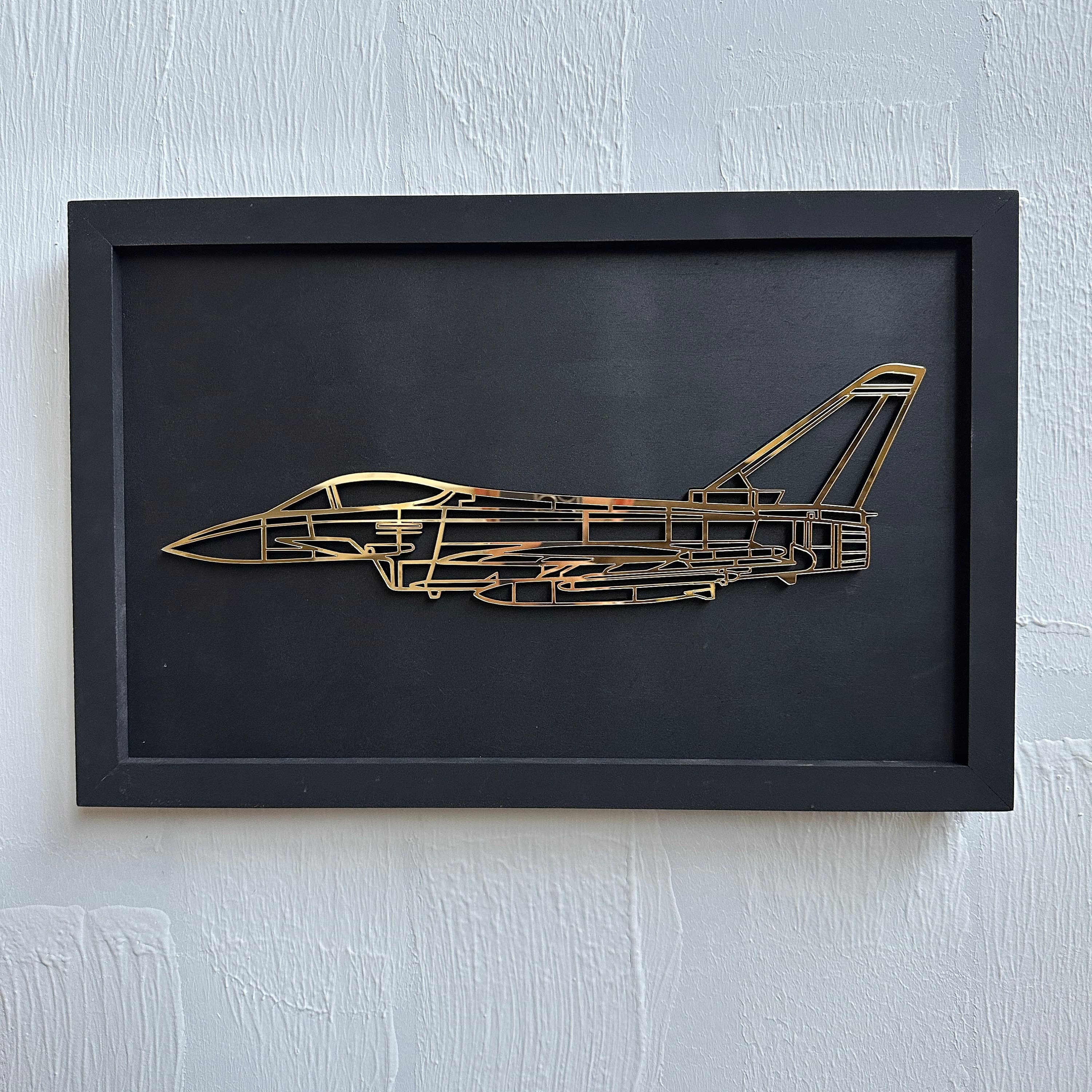 Eurofighter Typhoon  Wood Wall Art | Aircraft Wall Decor | Custom Aircraft Wall Art | Metal Wall Decor | Aircraft Design |Gift