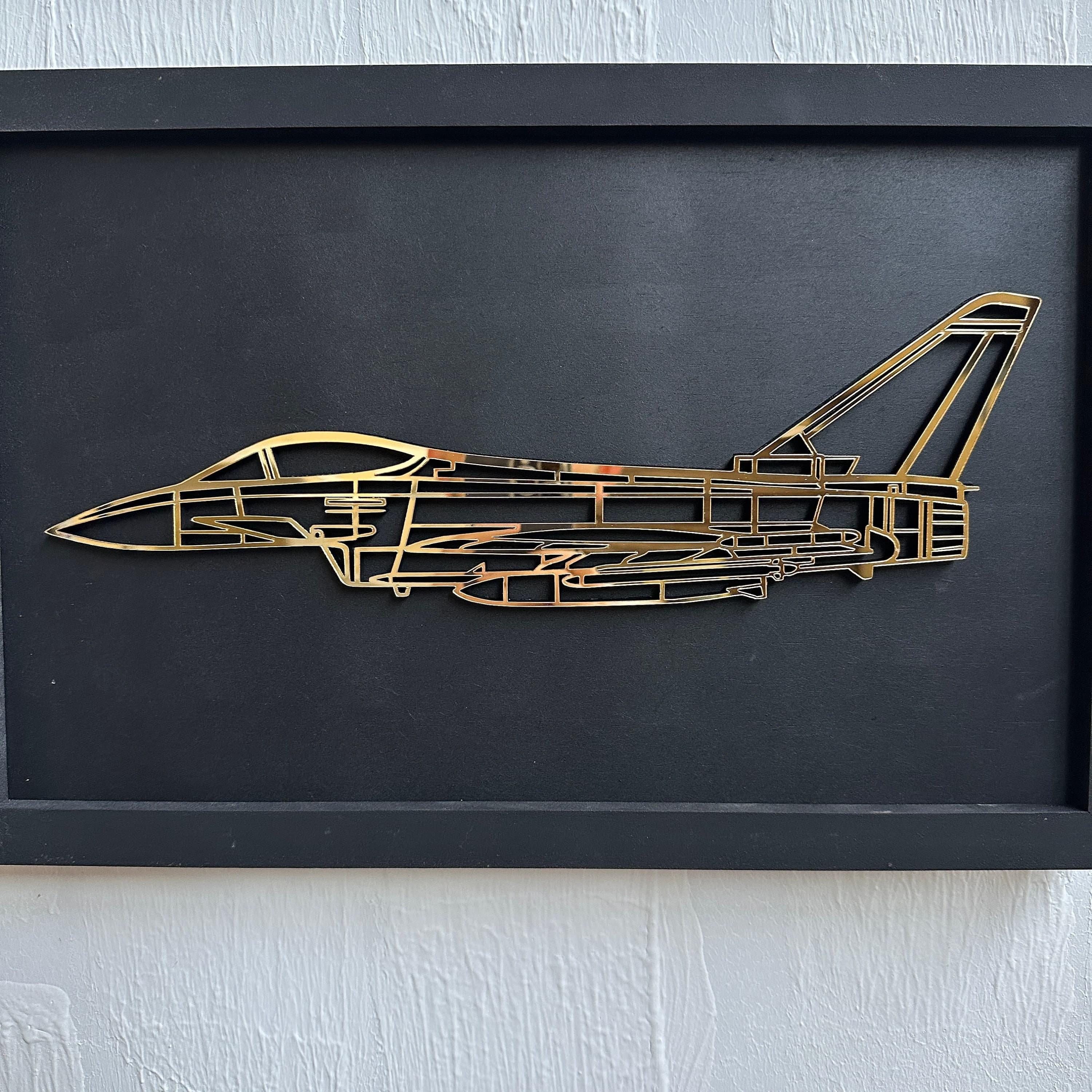 Eurofighter Typhoon  Wood Wall Art | Aircraft Wall Decor | Custom Aircraft Wall Art | Metal Wall Decor | Aircraft Design |Gift - image 4