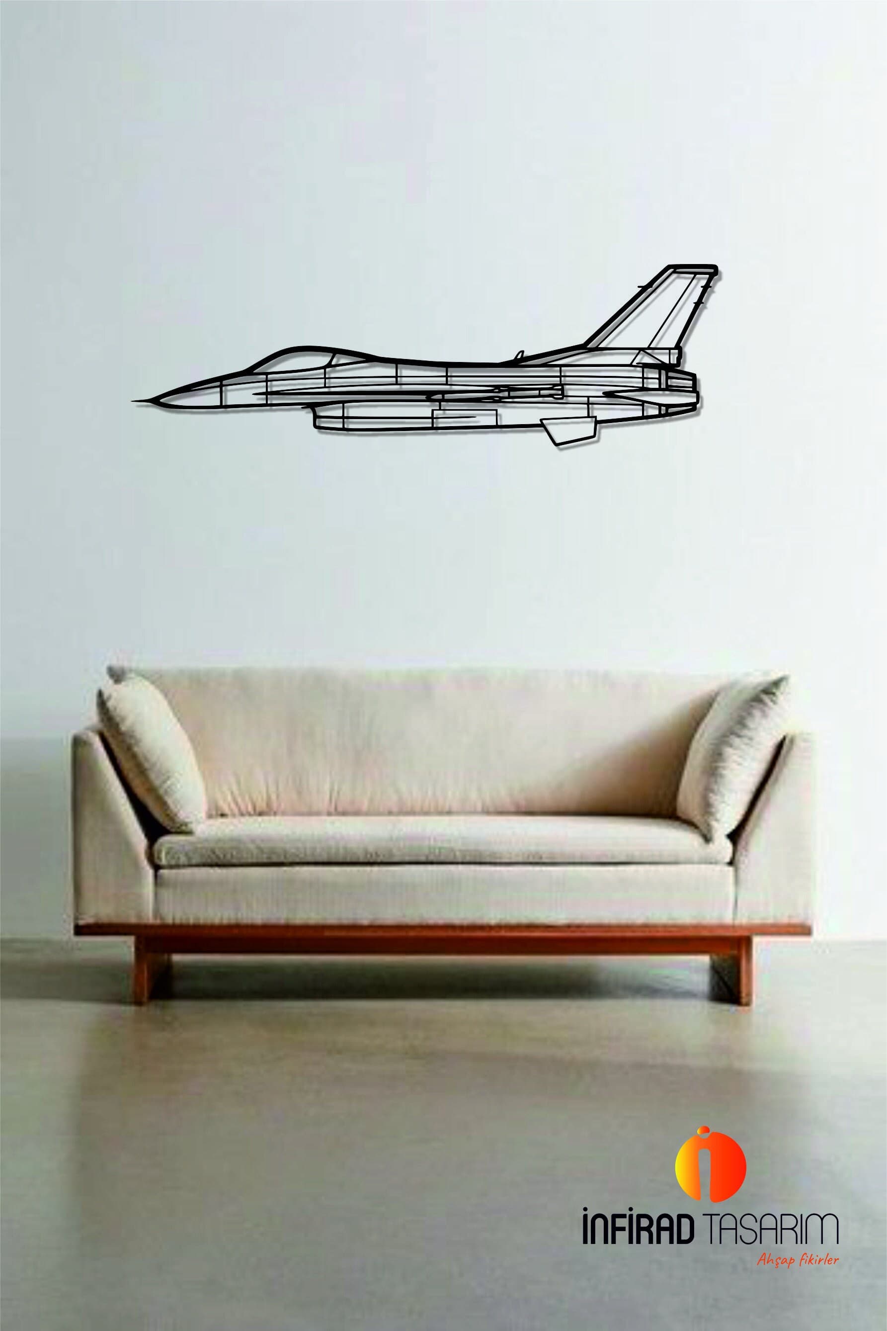 Metal Airplane Art