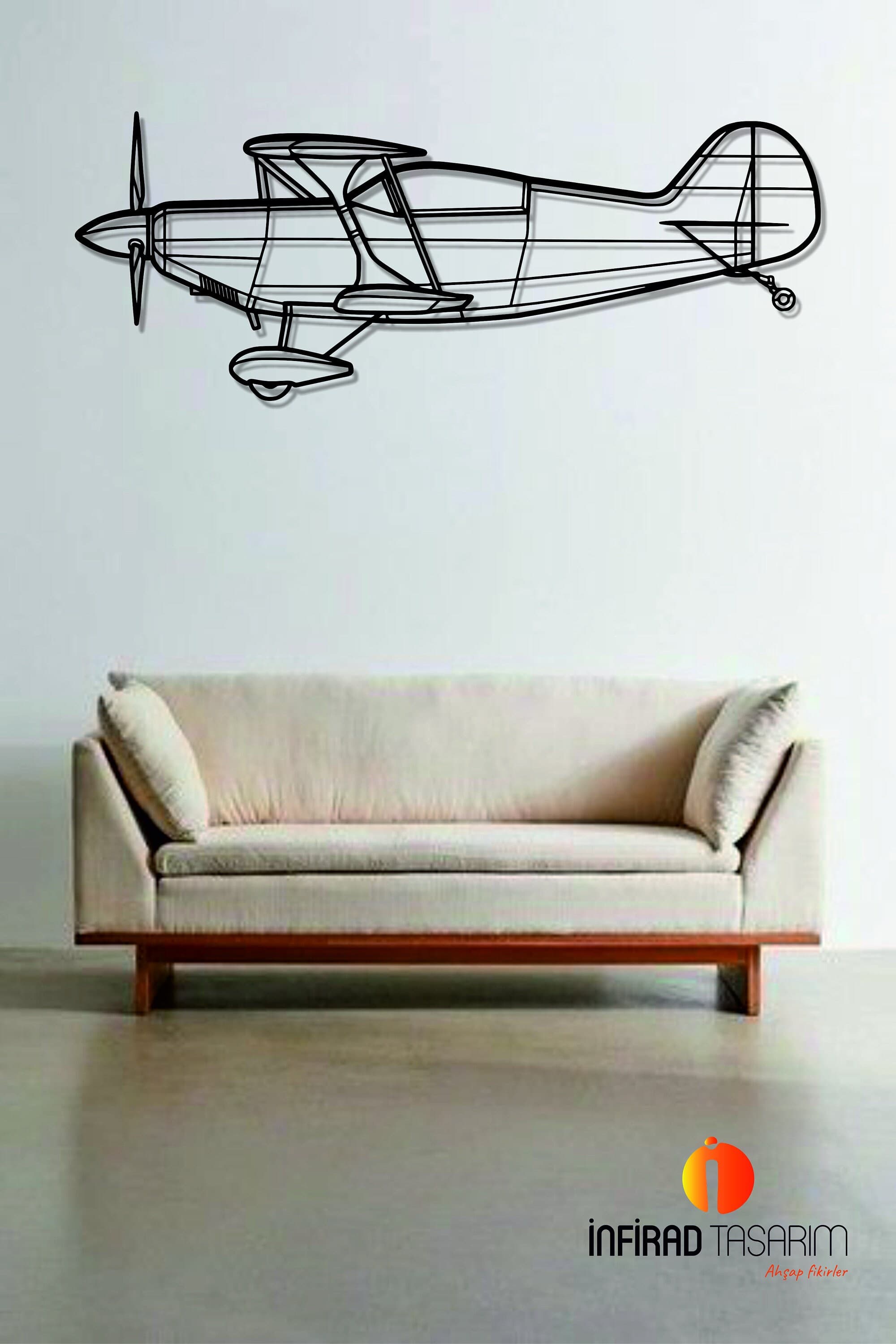 Metal Airplane Art