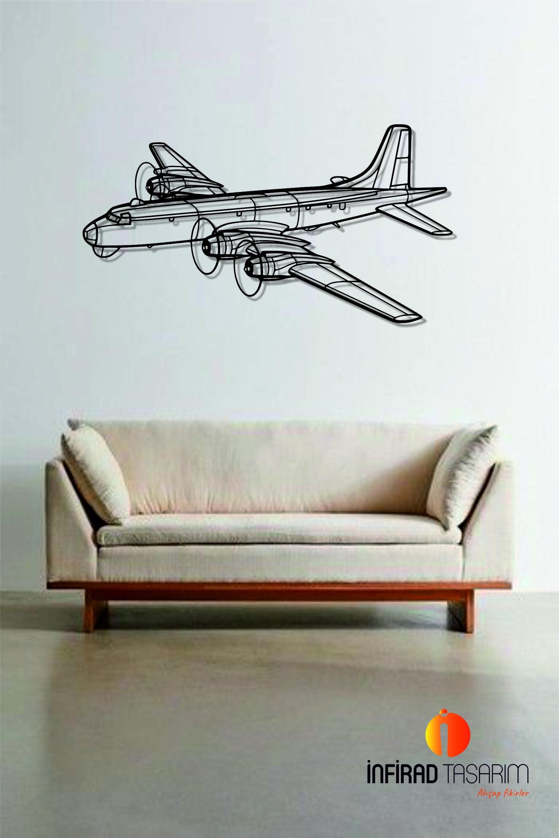 CP-107 Argus Angle Aircraft Metal Wall Art  | Airplanes Wall Art | Airplanes Home Decor l Gift Metal Decor l Minimalist Decor - image 3