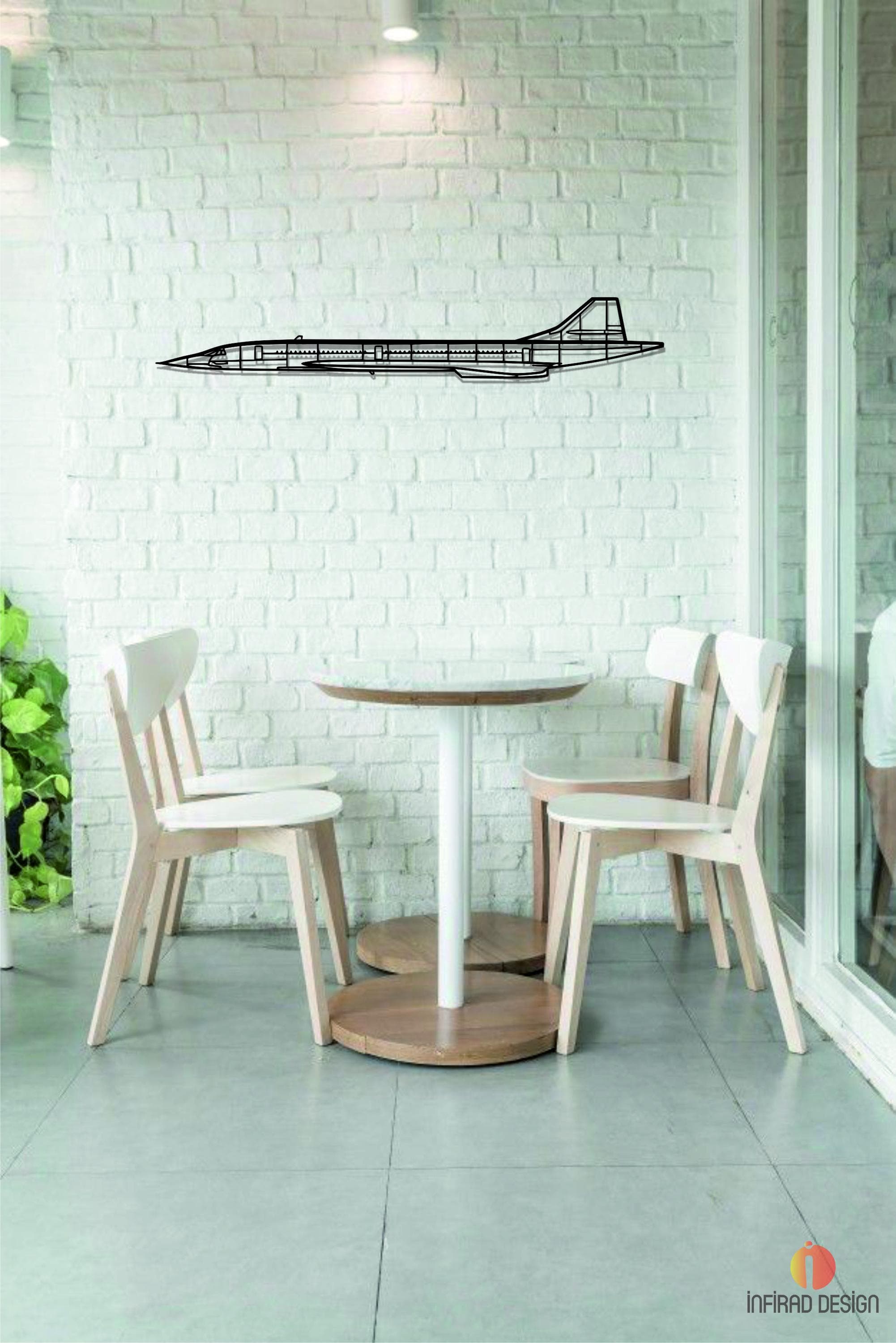 Concorde Aircraft Metal Wall Art | Airplanes Wall Art | Aviation Metal Decor l Gift Metal Decor l Minimalist Decor l Pilot Gift - image 5