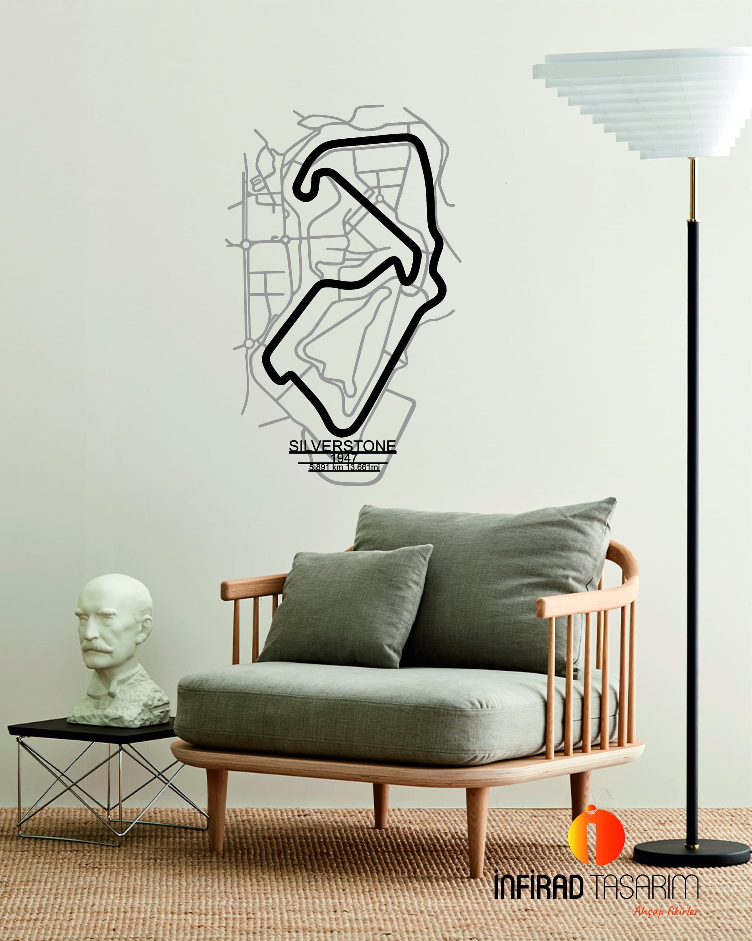 Silverstone Circuit Metal Wall Art - image 4