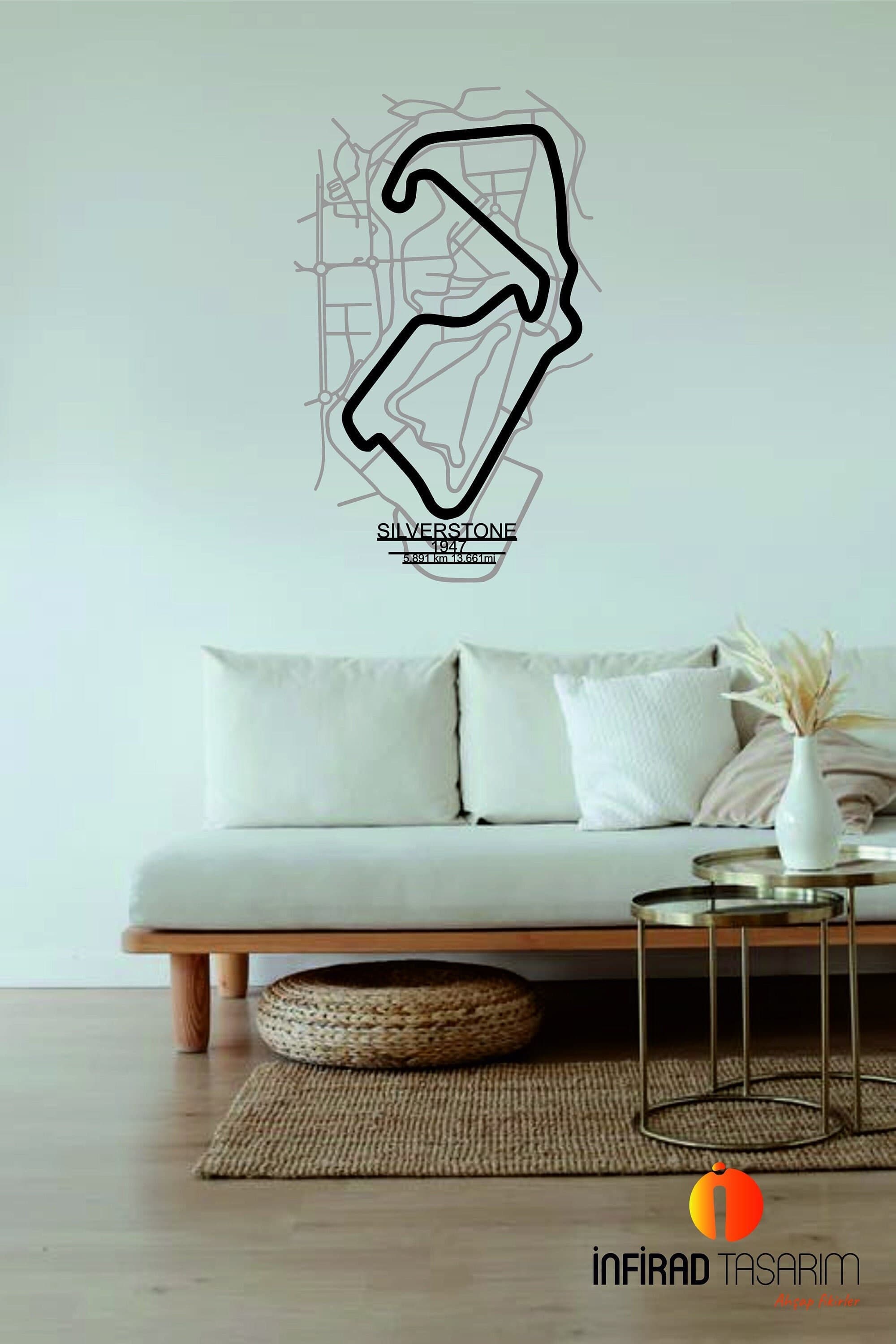 Silverstone Circuit Metal Wall Art