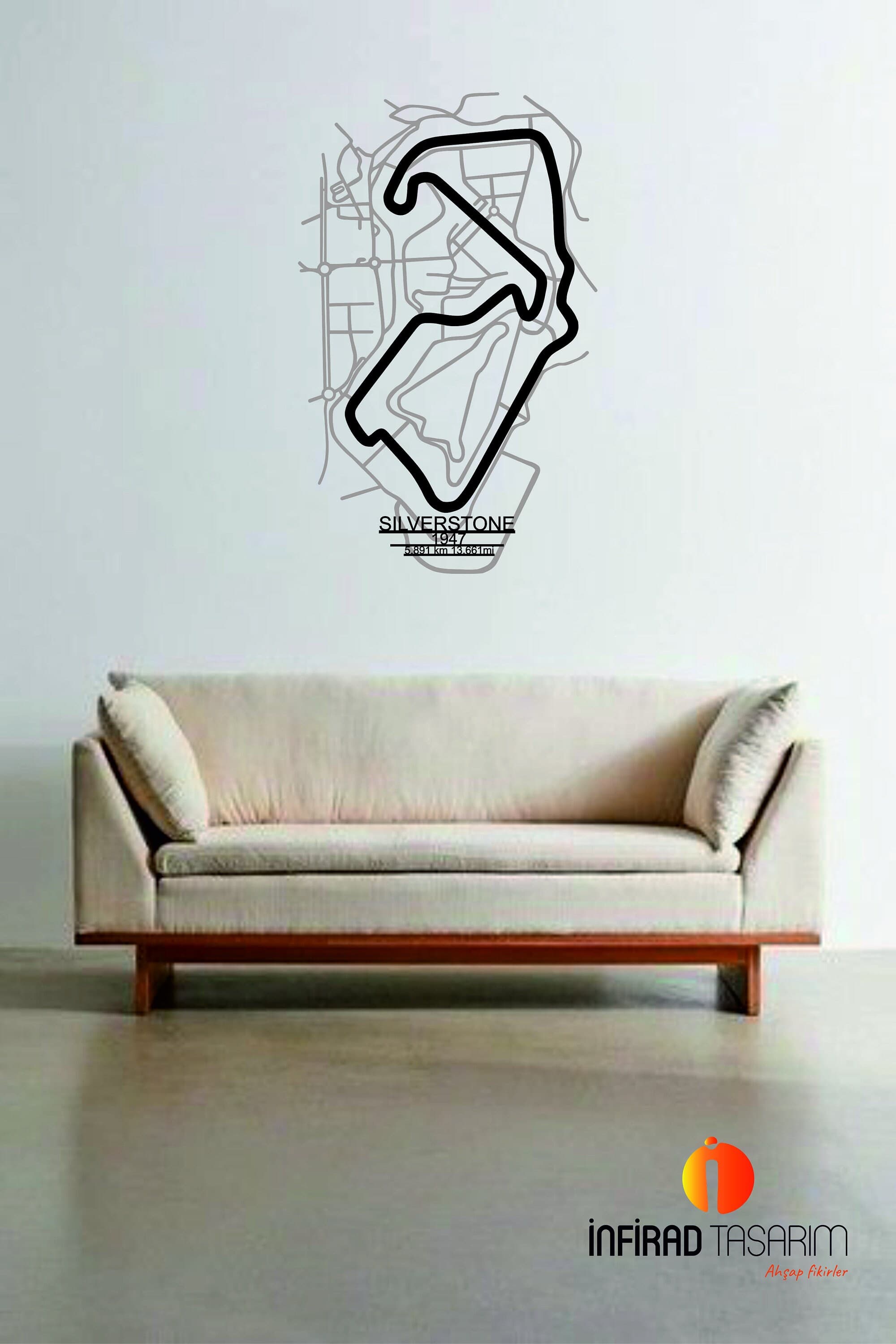 Silverstone Circuit Metal Wall Art - image 3