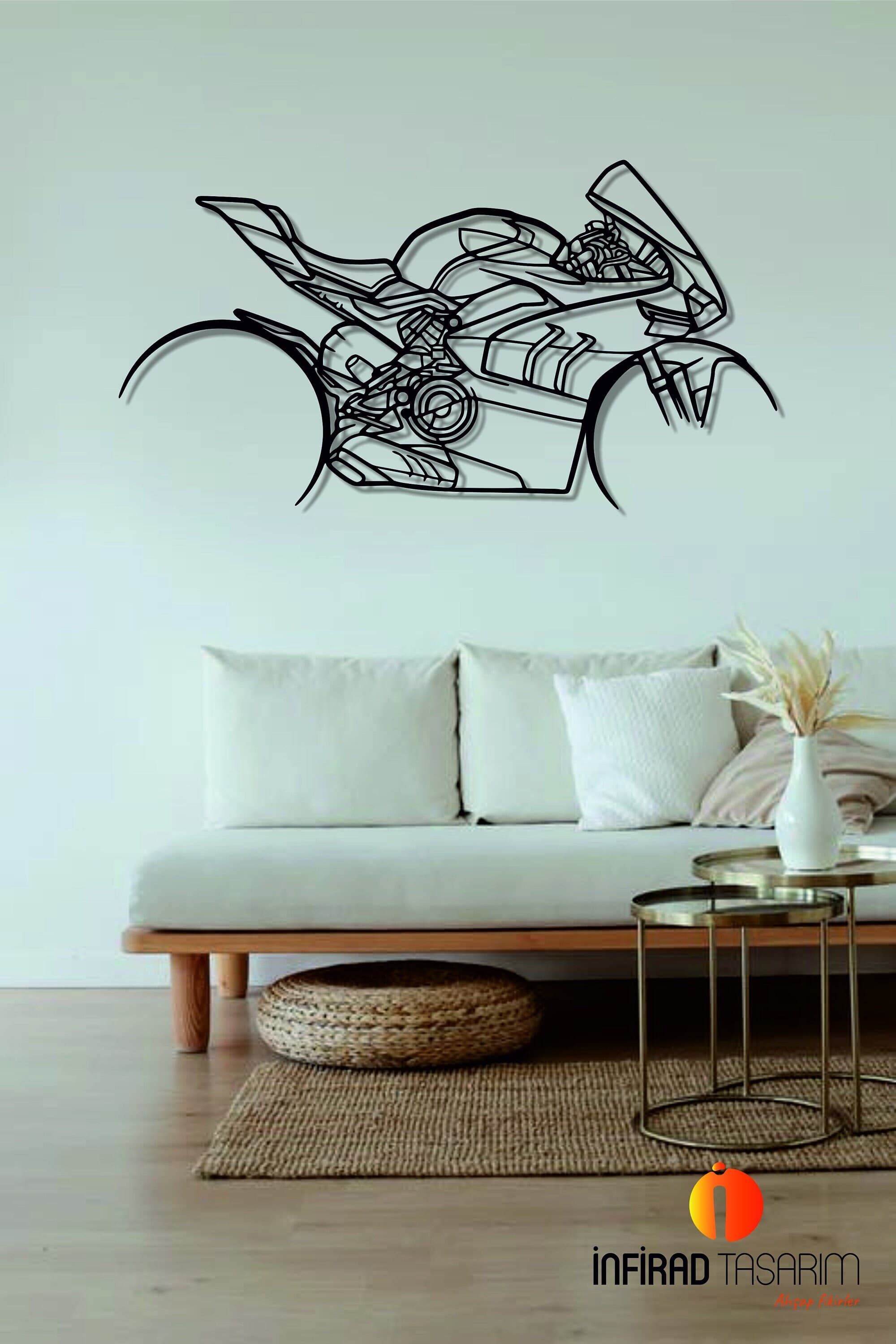 Motor  Metal Wall Art | Motorcycle Silhouette Wall Decor | Custom Motorcycle Wall Art | Metal Wall Decor | Gift Decor