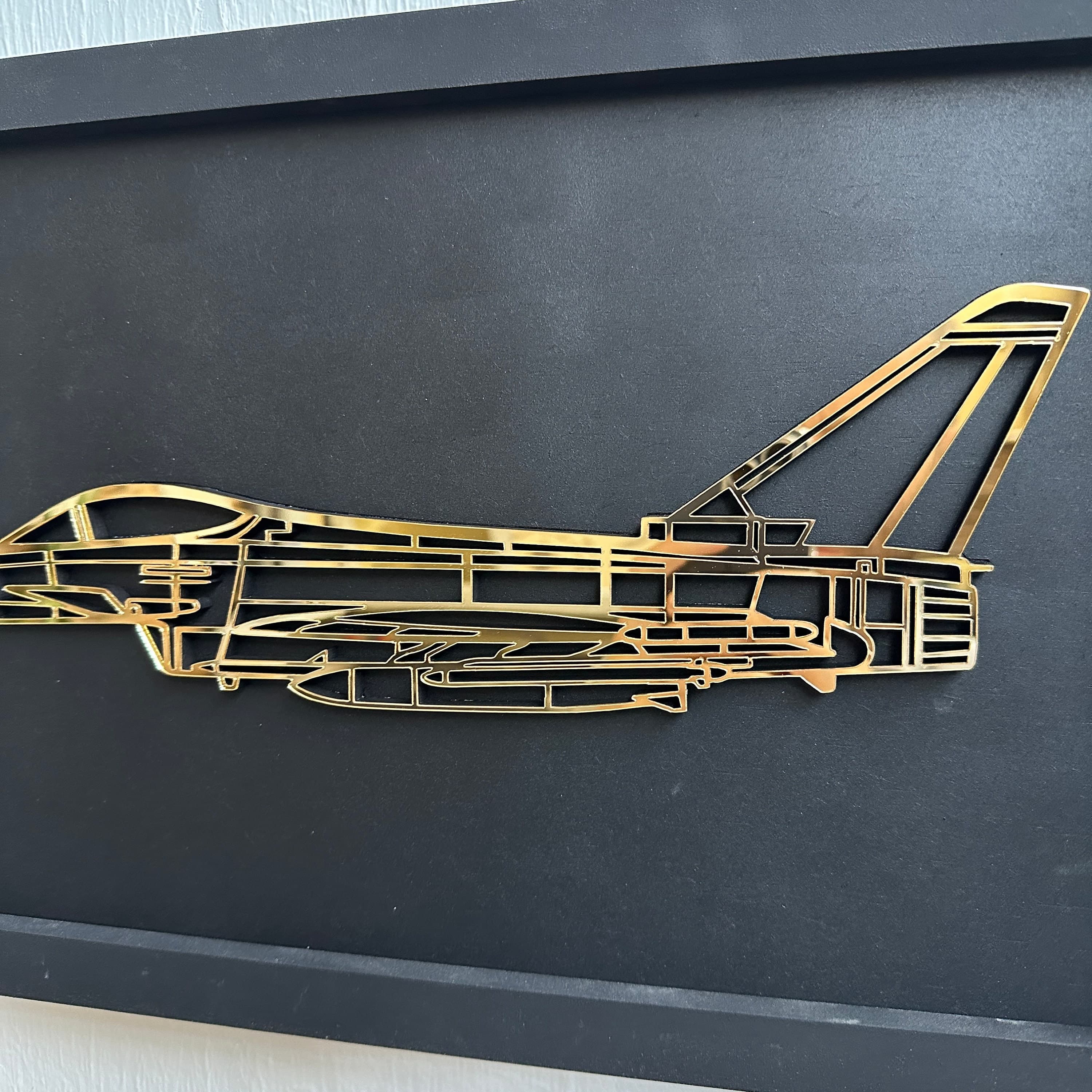 Eurofighter Typhoon  Wood Wall Art | Aircraft Wall Decor | Custom Aircraft Wall Art | Metal Wall Decor | Aircraft Design |Gift - image 5