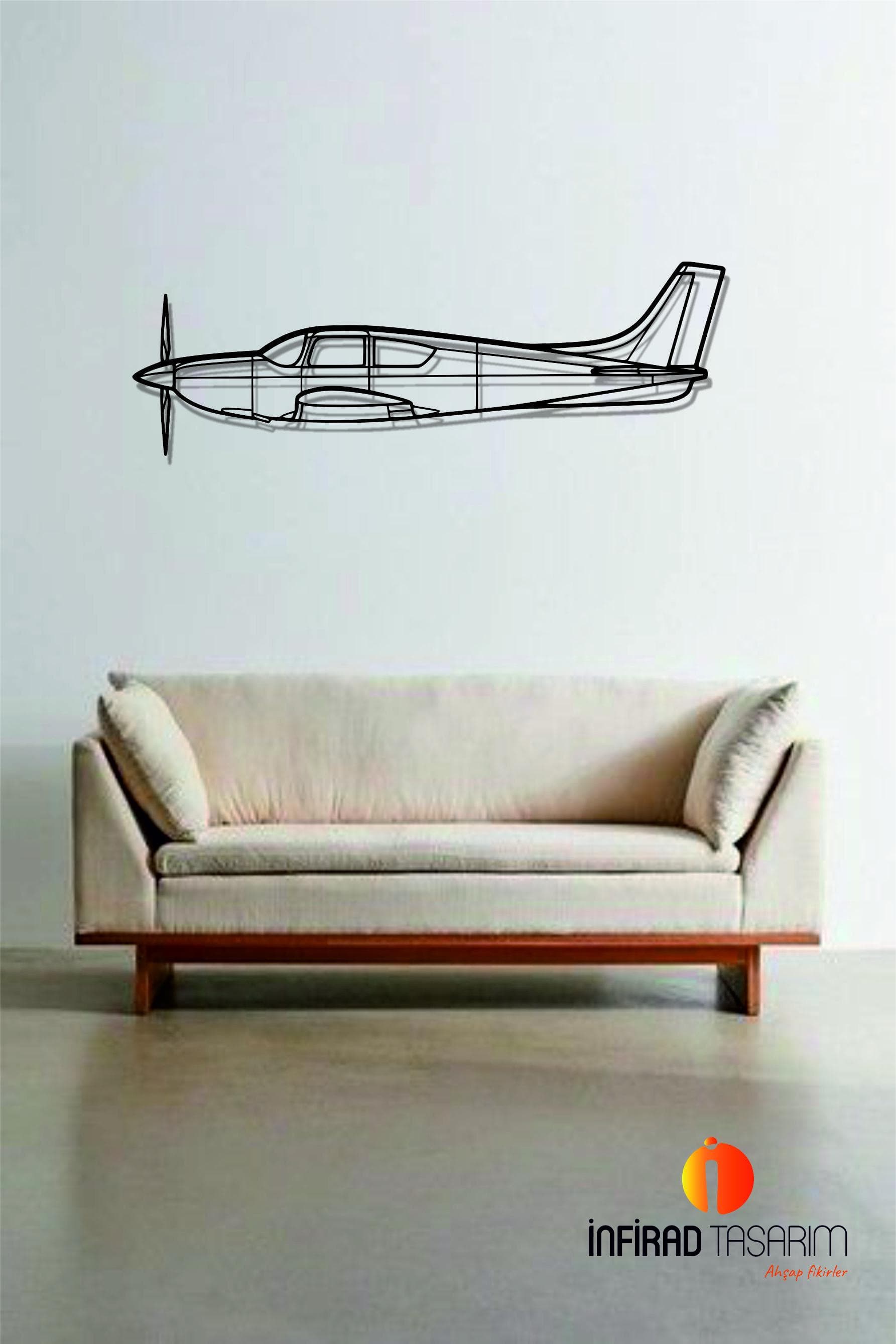 Eagle Aircraft Metal Wall Art  | Airplanes Wall Art | Airplanes Home Decor l Gift Metal Decor l Minimalist Decor - image 3