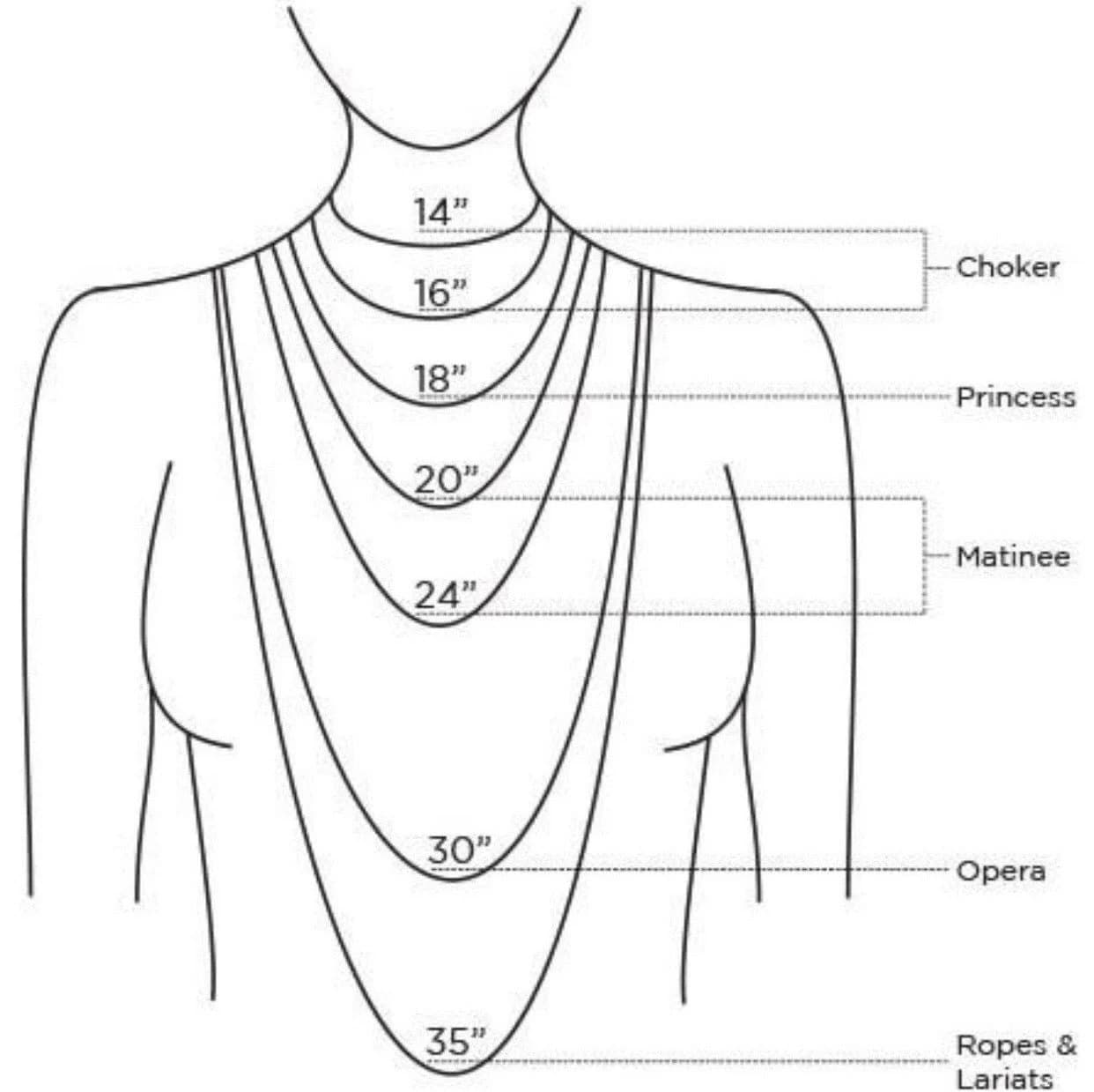 Four quls initial necklace - image 3