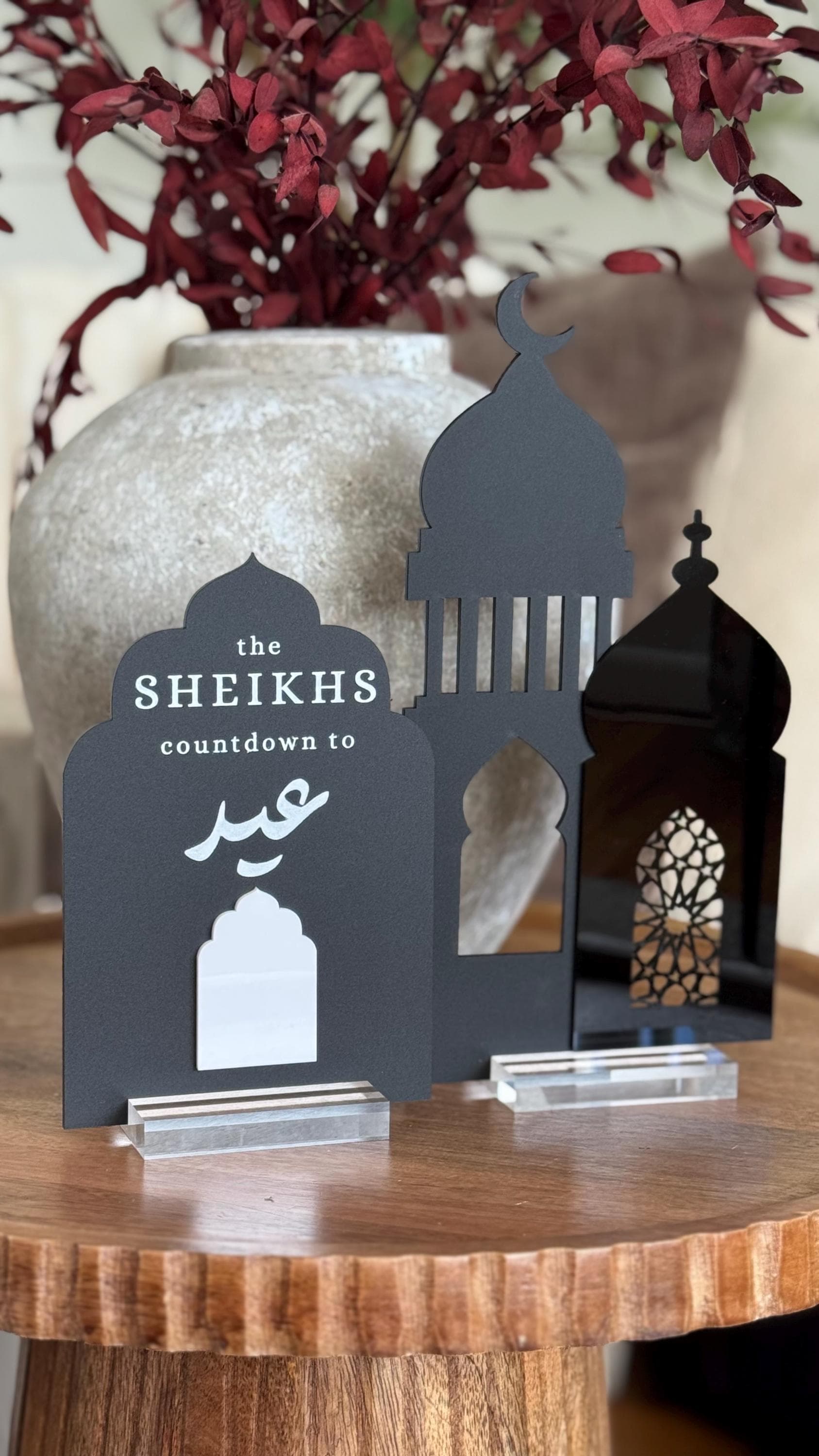 Personalized Ramadan Countdown to Eid Decor | Islamic Family Name Sign - image 5