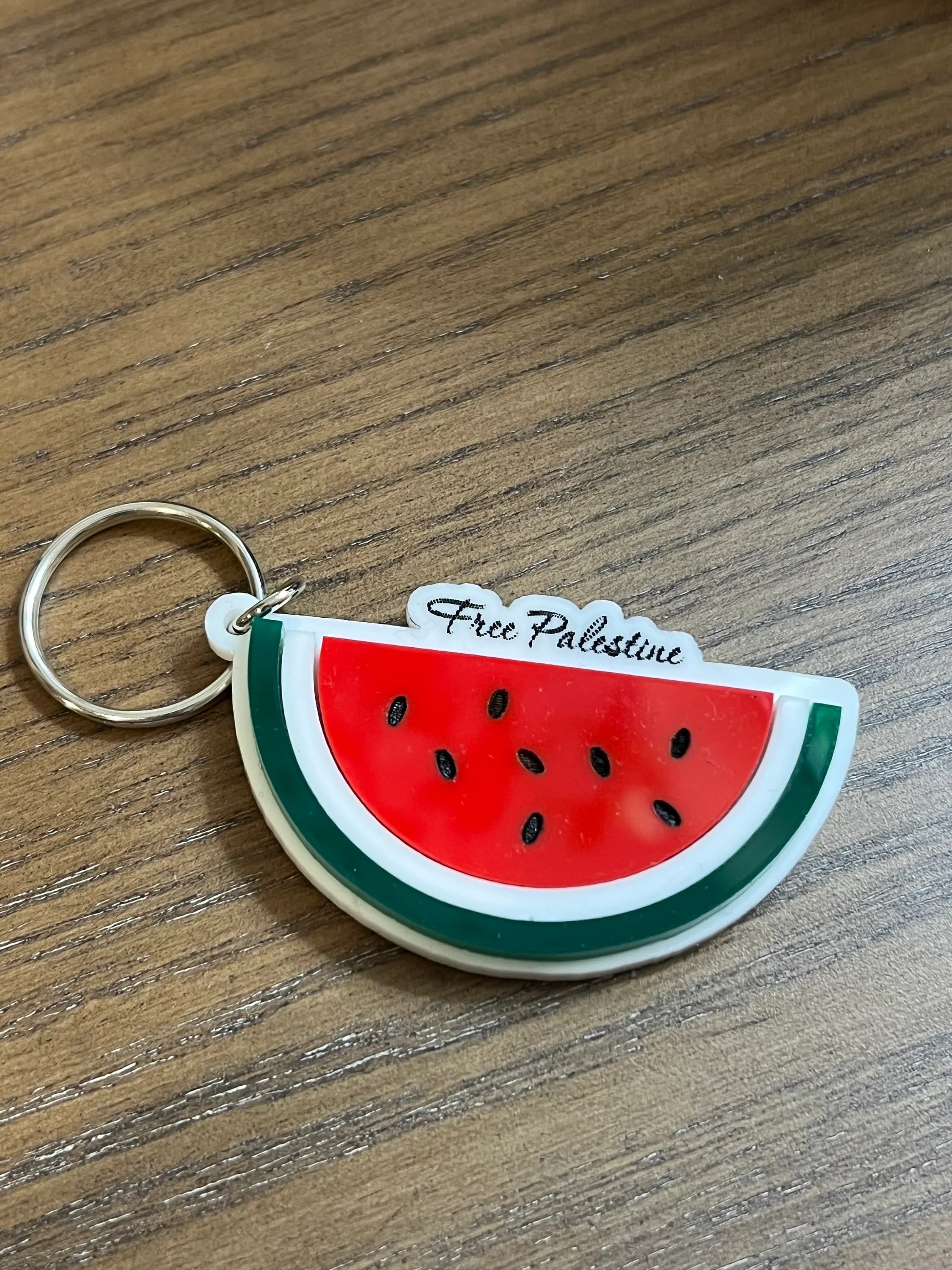 Palestine | WATERMELON | KEY Chain | Acrylic 3D| Free Palestine | Kuffiyeh I Bateekh - image 3