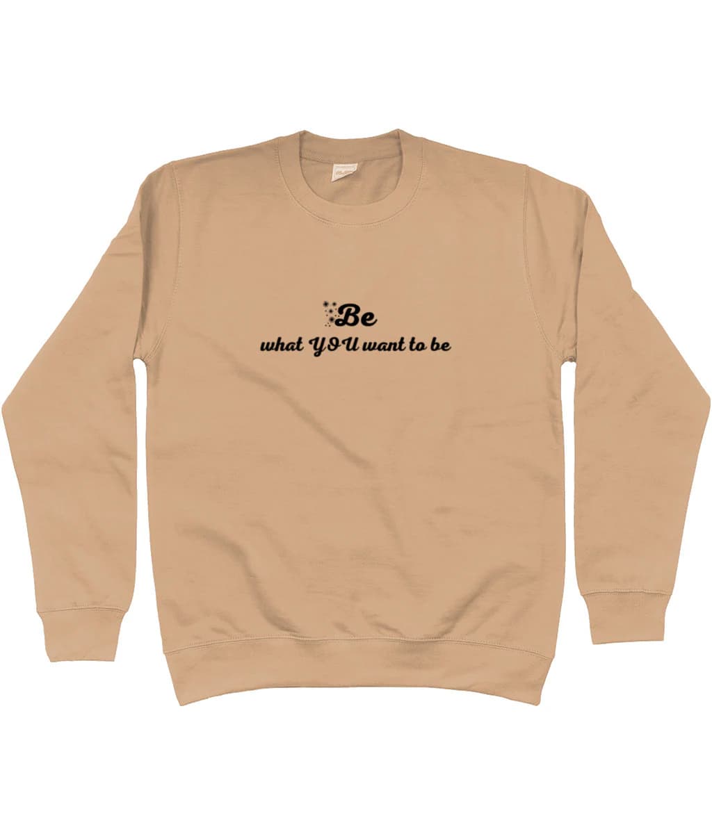 Be You Sweatshirt, Unisex Stylish Fit Cotton Blend - image 5