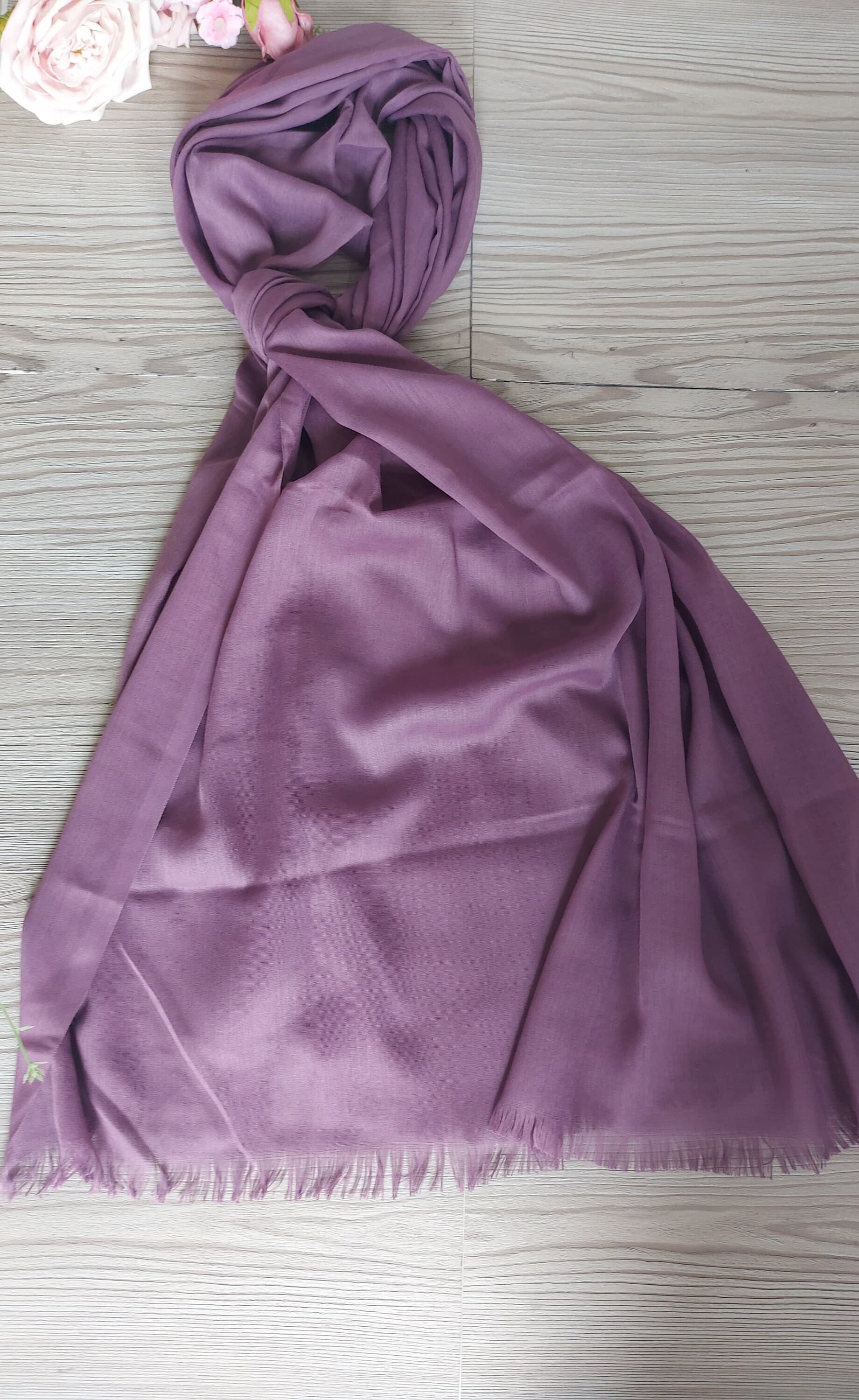 Plain Lavender Daily-Use Large Cape,Dark Plum Special Occasion-Party-Soft Shrug-Hijab,Purple Graduation Bridesmaid Shoulder Wrap,Shawl,Scarf - image 3