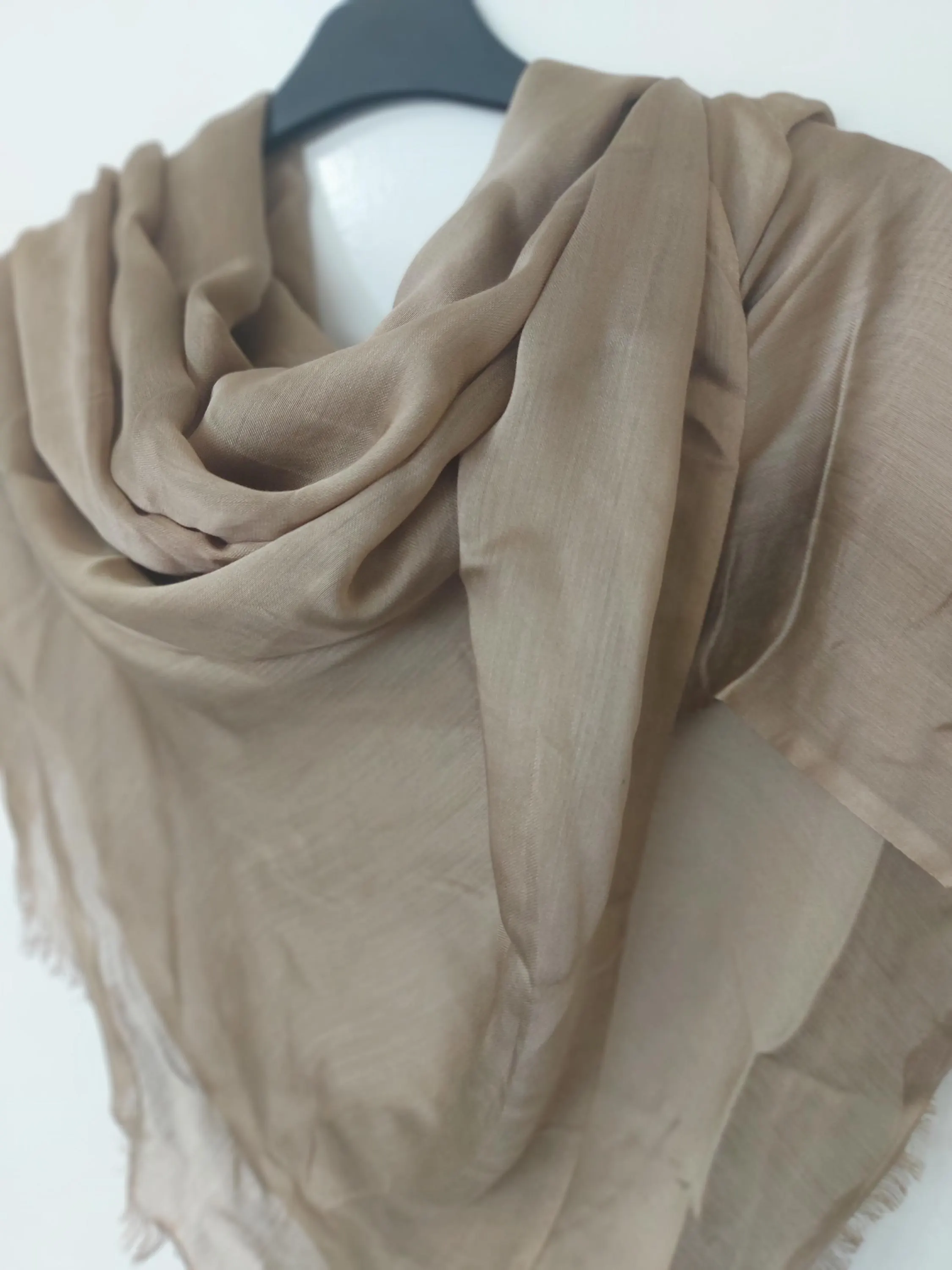 Bronze - Brown Wedding Wrap,Bridesmaid Shawl, Elegant Prom Stole, Formal Evening Cover Up, Dressy Shoulder Cape,Luxury Hijab Scarf - image 4
