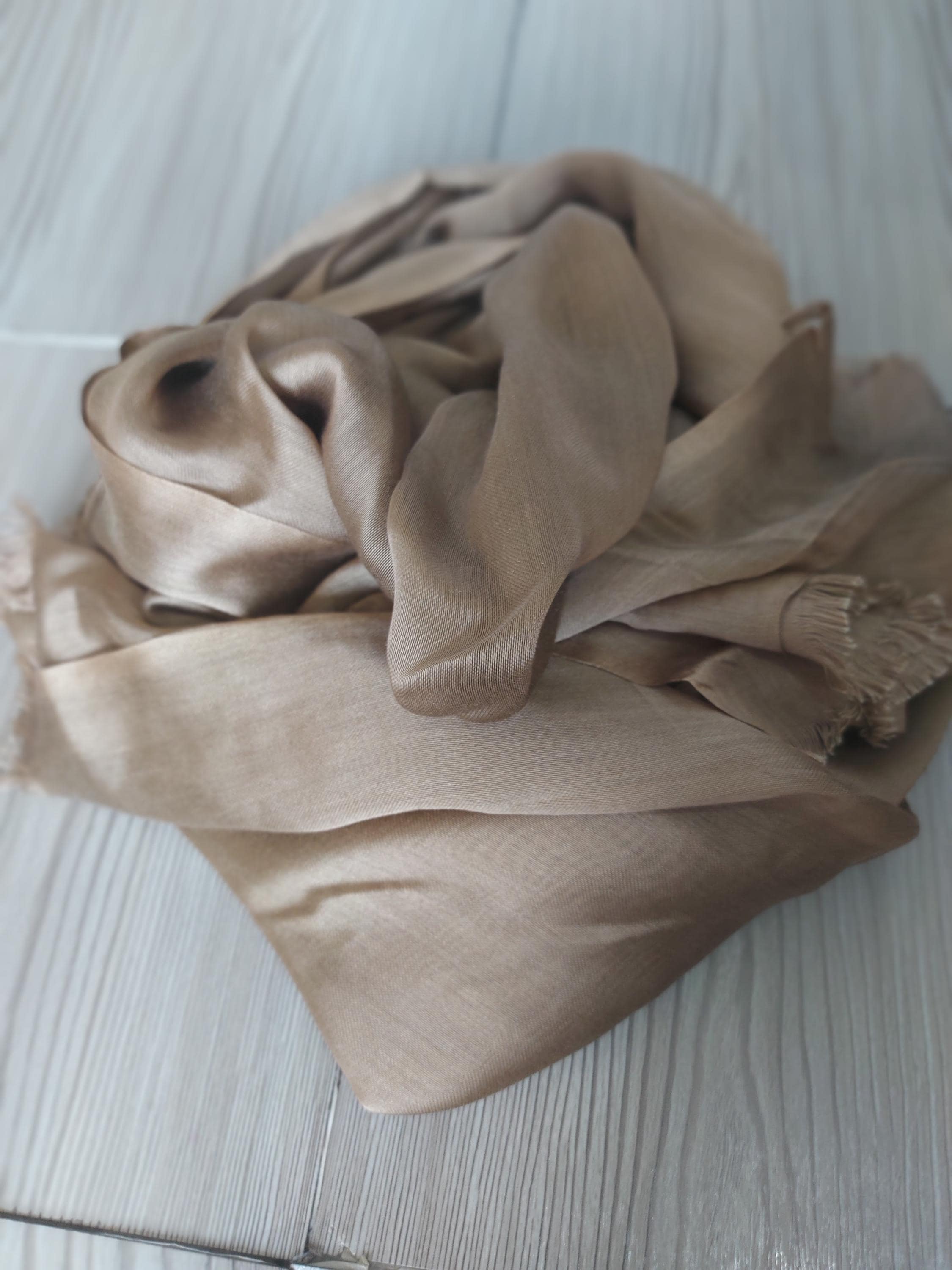 Bronze - Brown Wedding Wrap,Bridesmaid Shawl, Elegant Prom Stole, Formal Evening Cover Up, Dressy Shoulder Cape,Luxury Hijab Scarf - image 5