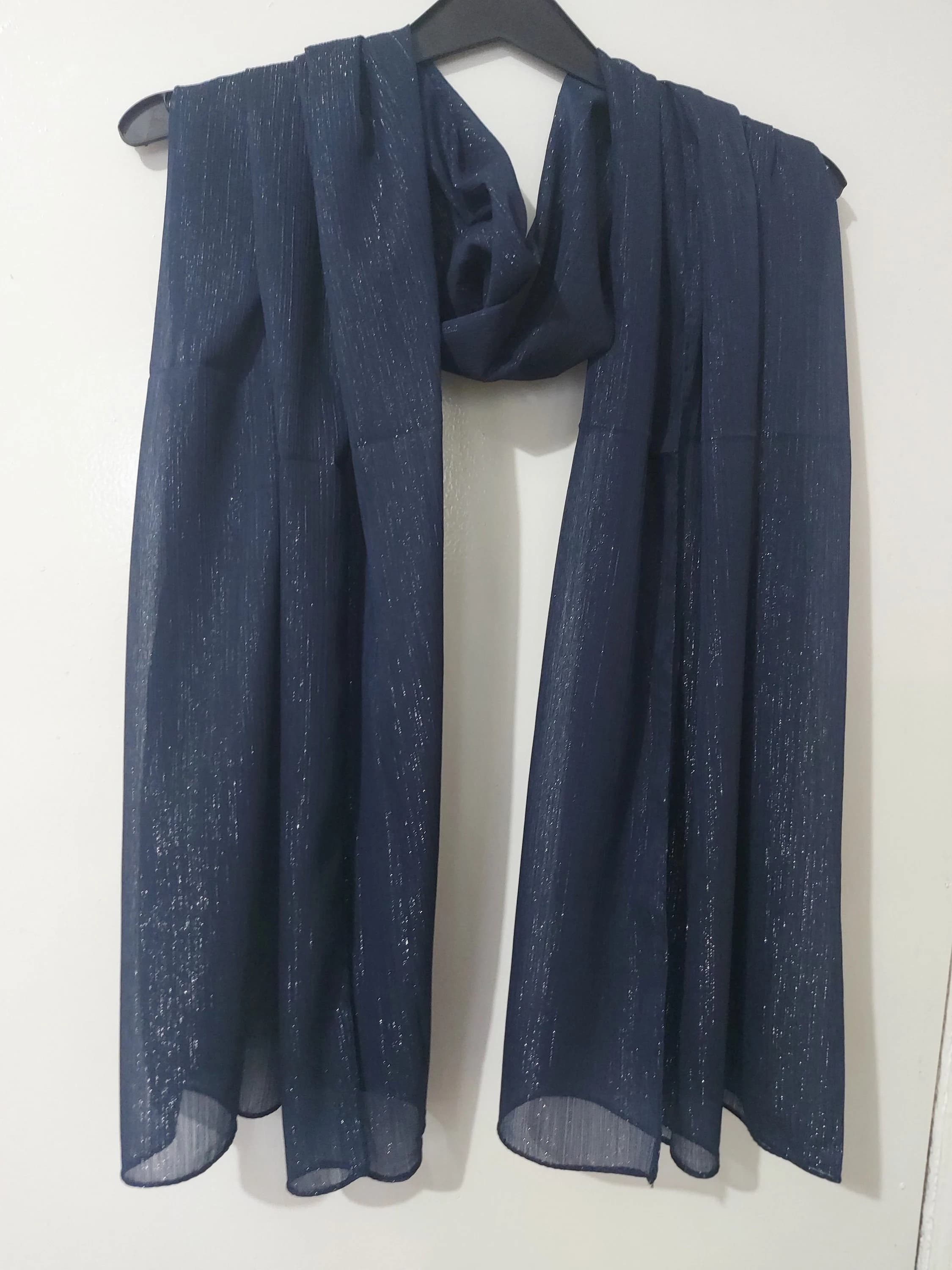 Dressy Navy WEDDING Shrug,Evening Party Bridal Glitter Cape,Luxury Shimmer Large Shawl,Graduation Stole,Bridesmaid Leightweight Long Wrap