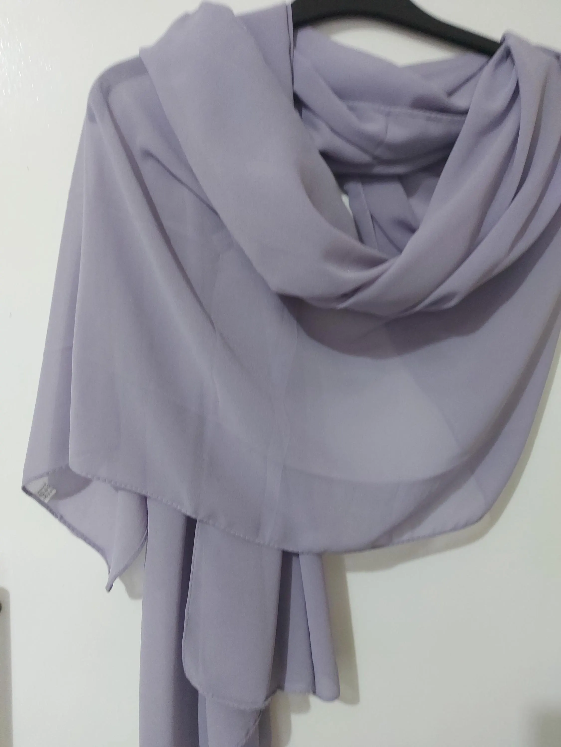 Perfect for Bride Light Lilac CHIFFON WEDDING-Elegant Party Shrug,Luxury Transparent Cape, Ceremony Silky Hijab,Large Shawl,Bridesmaids Wrap