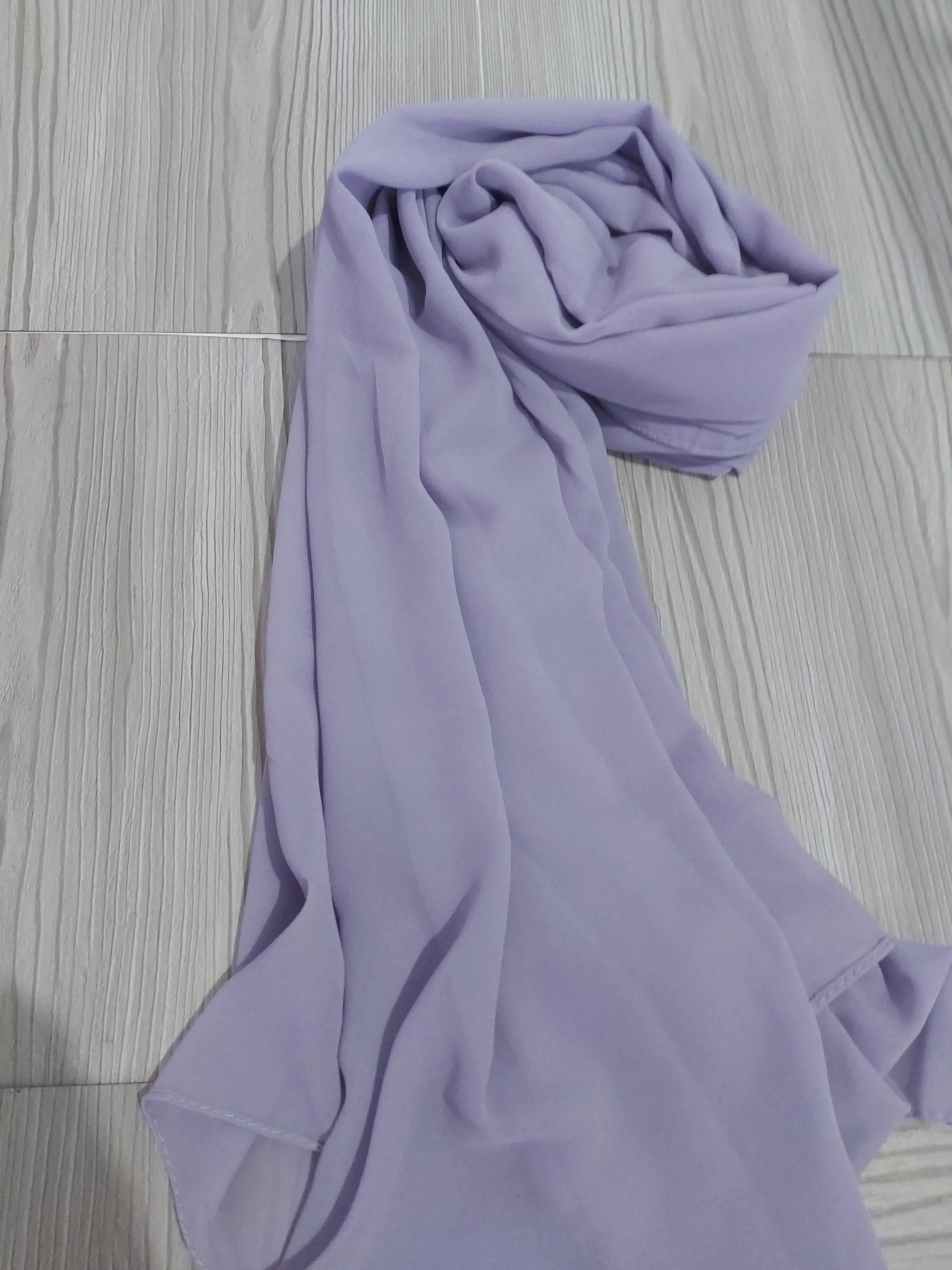 Perfect for Bride Light Lilac CHIFFON WEDDING-Elegant Party Shrug,Luxury Transparent Cape, Ceremony Silky Hijab,Large Shawl,Bridesmaids Wrap - image 2