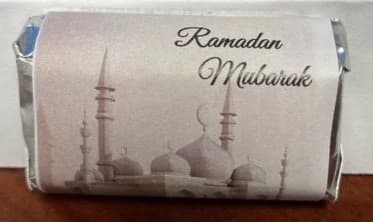 Ramadan Mubarak Mini Candy Bar Wrapper