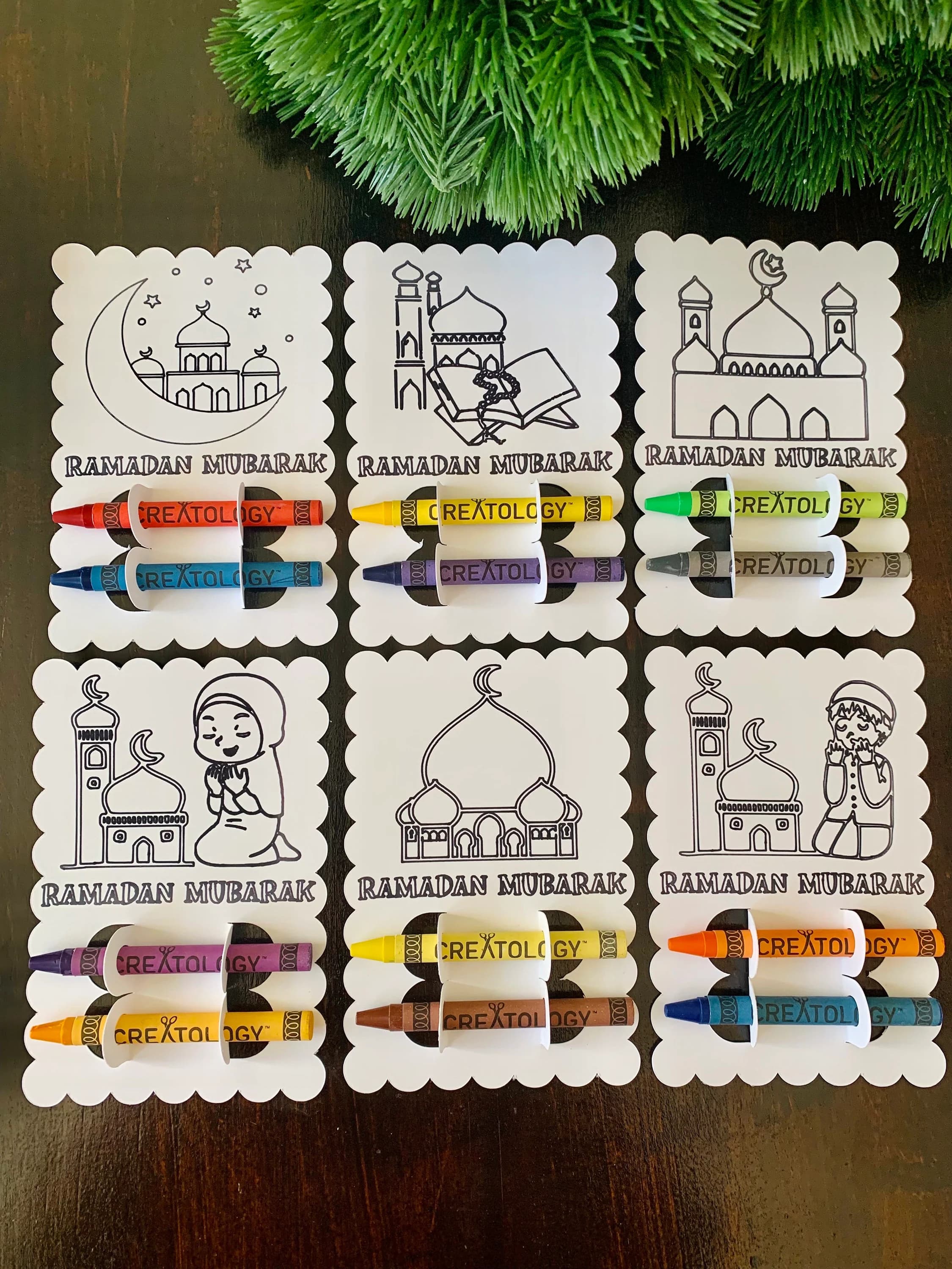 Ramadan coloring cards for kids,Ramadan & Eid kids activity, kids Eid party favors,Muslim kids activities, Islamic coloring craft