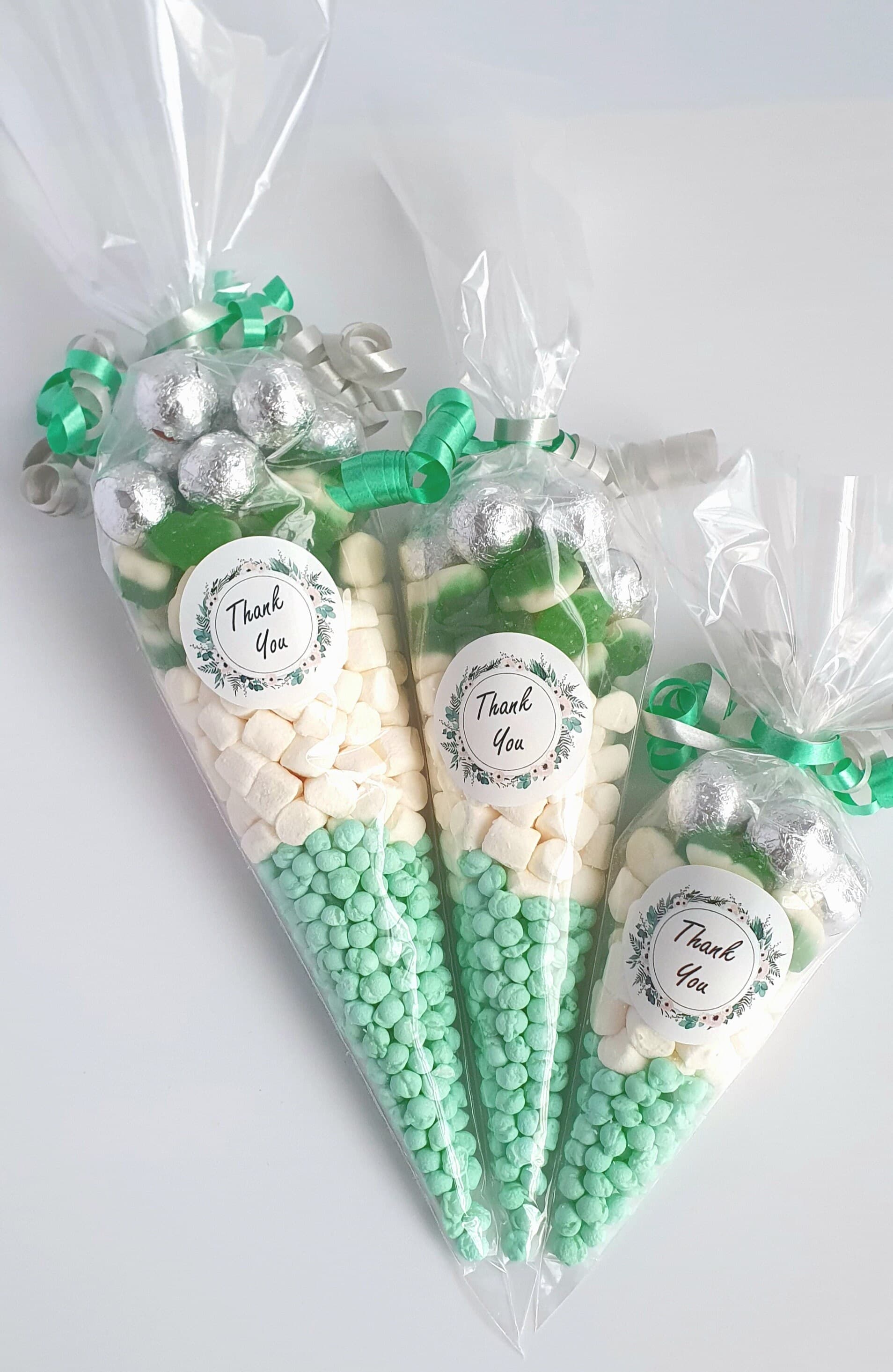 Halal Pre Filled Sweet Cones | Personalized Party Favors