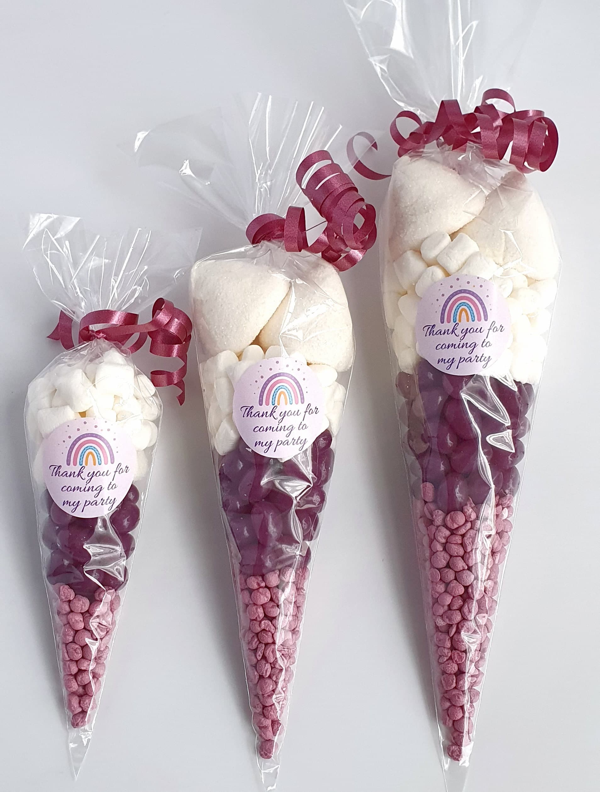 Personalized Purple Halal Sweet Cones | Party Favors - image 3