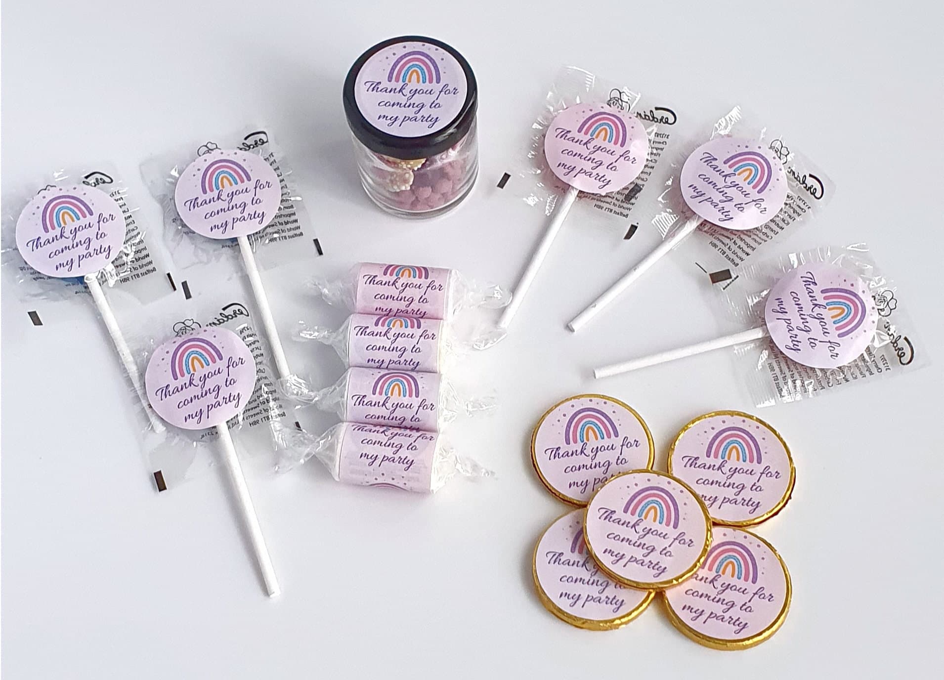 Personalised Pre-Filled Purple Themed Sweets | Halal Sweets | Baby Shower | Bridal Shower | Wedding | Birthday Party | Thank you Sweets - image 3