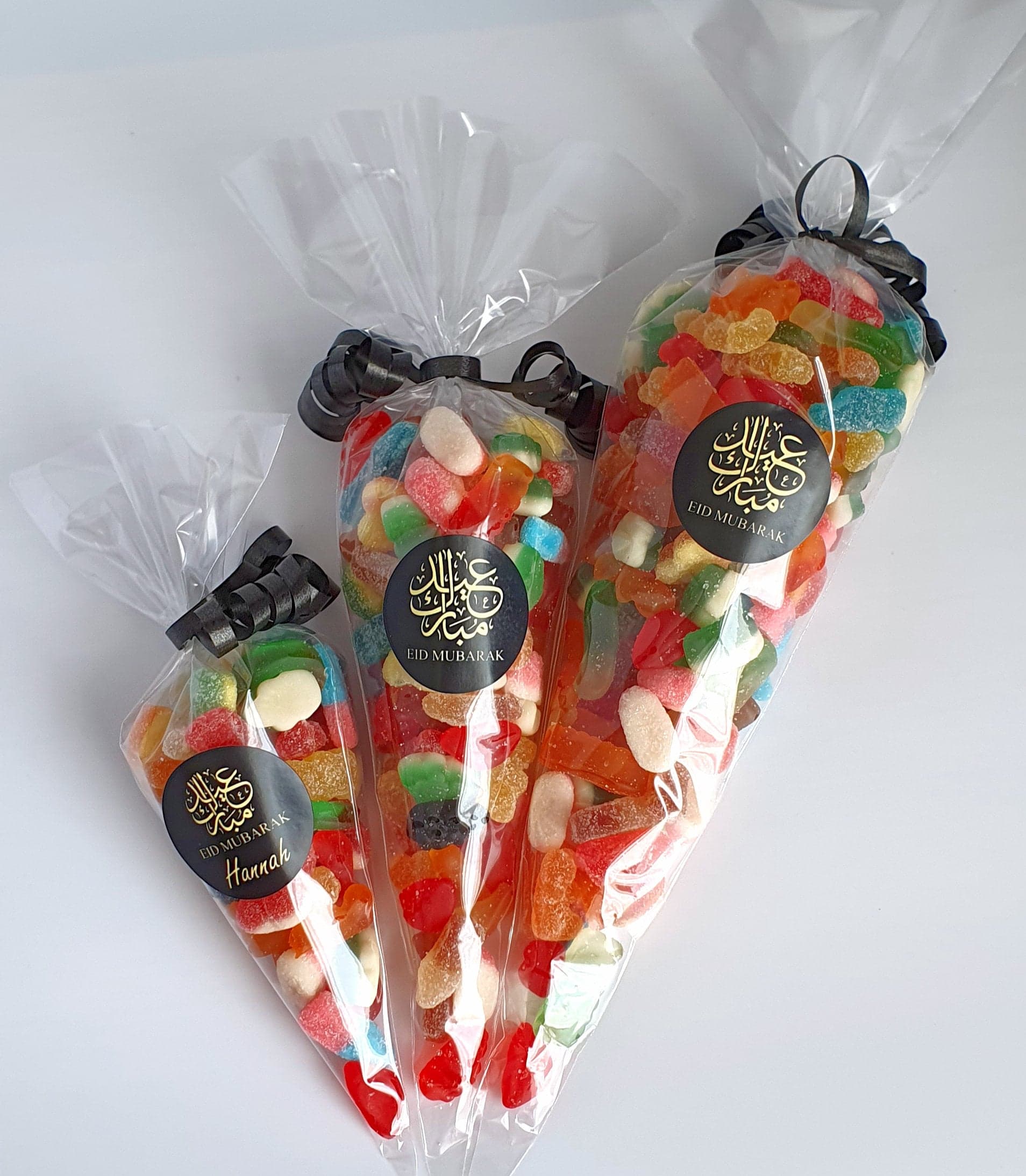 Eid Mubarak Sweet Cones | Halal Sweet Cones | Eid Gift | Eid Sweets | Personalised Stickers | Gifts for Eid | Eid Party Favours - image 4