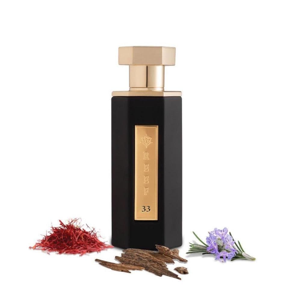 REEF 33 Unisex Perfume | Saffron, Rosemary, Oud (100ml EDP)