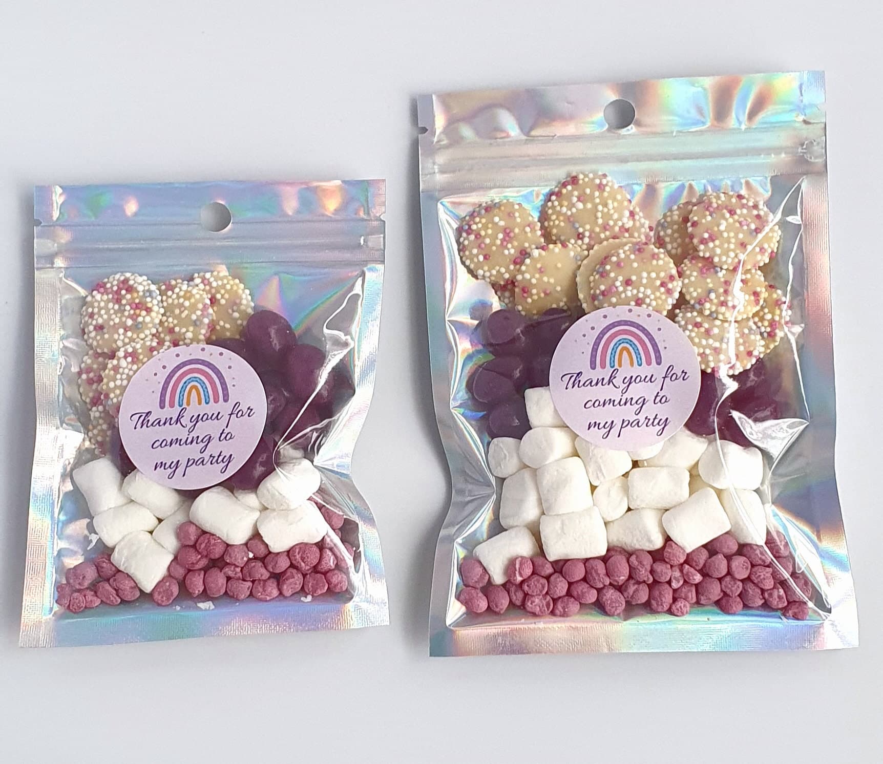 Personalised Pre-Filled Purple Themed Sweets | Halal Sweets | Baby Shower | Bridal Shower | Wedding | Birthday Party | Thank you Sweets - image 5