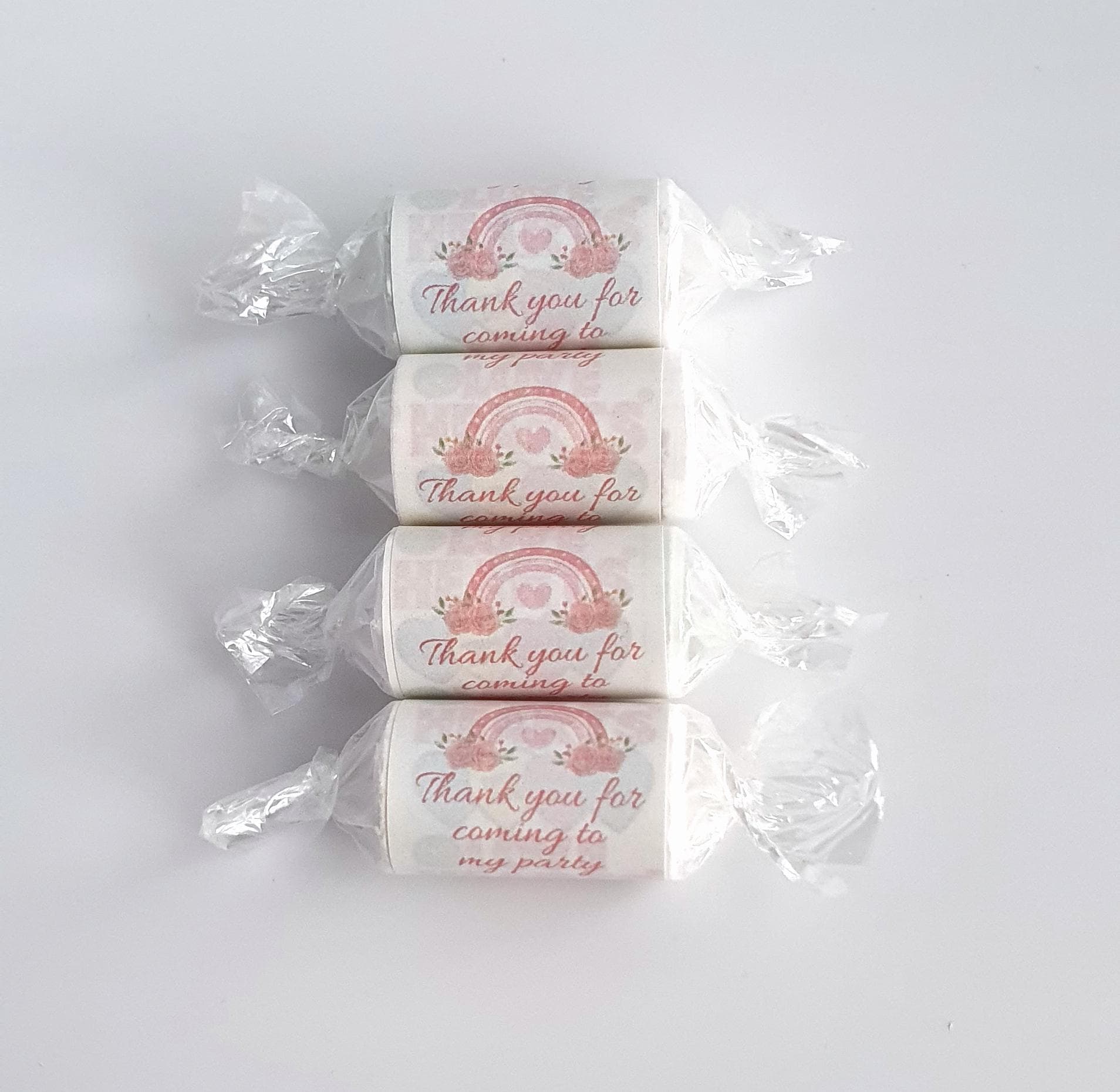 Love Heart Sweets | Personalised sticker | Pink Theme | Wedding | Baby Shower | Birthday Party Favours | Swizzels Love Hearts | Vegan Sweets