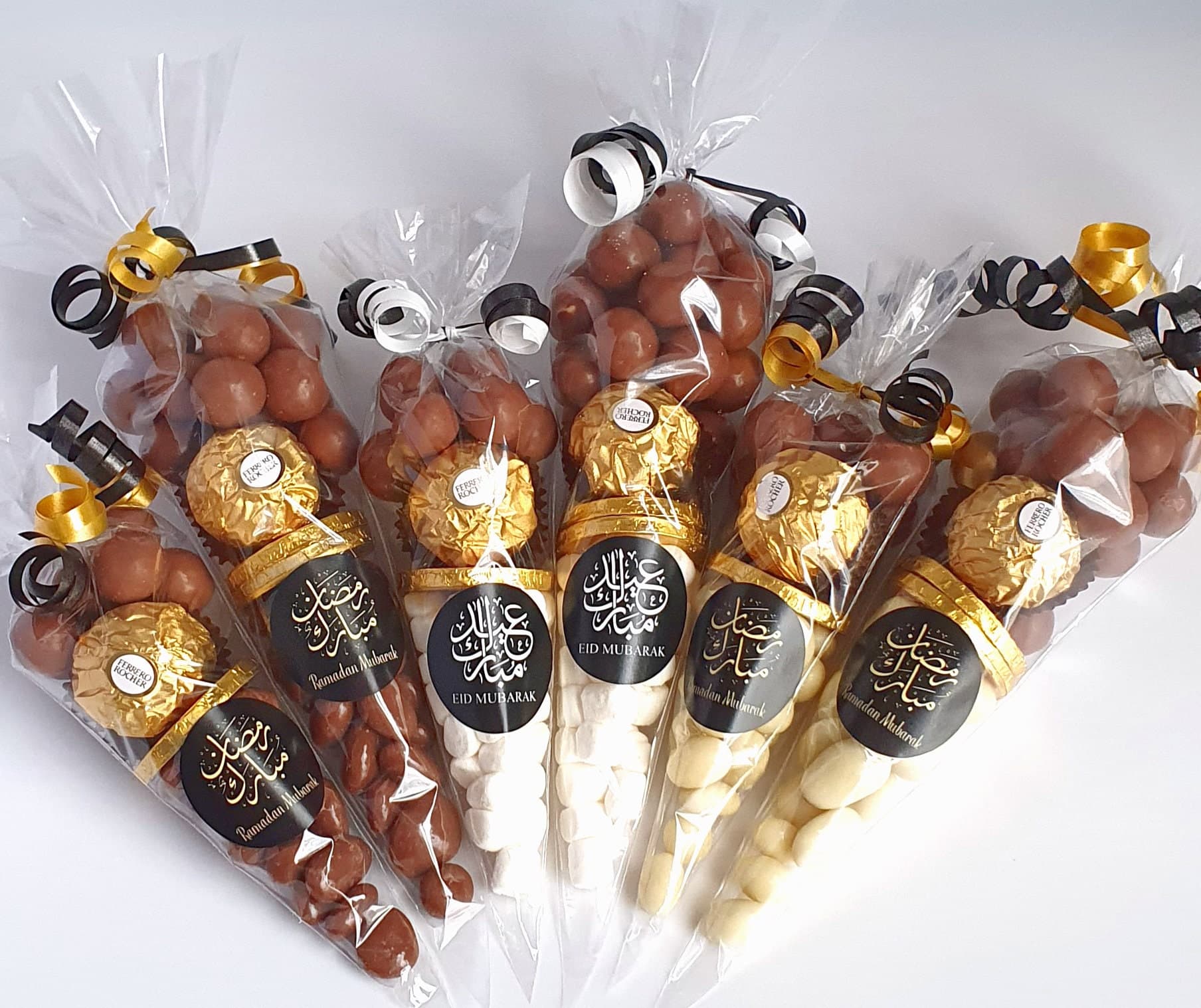 Ramadan Mubarak Ferrero Rocher Sweet Cones | Eid Mubarak Sweet Cones | Ramadan Gifts | Eid Gifts | Chocolate Cones | Chocolate Gifts | Halal