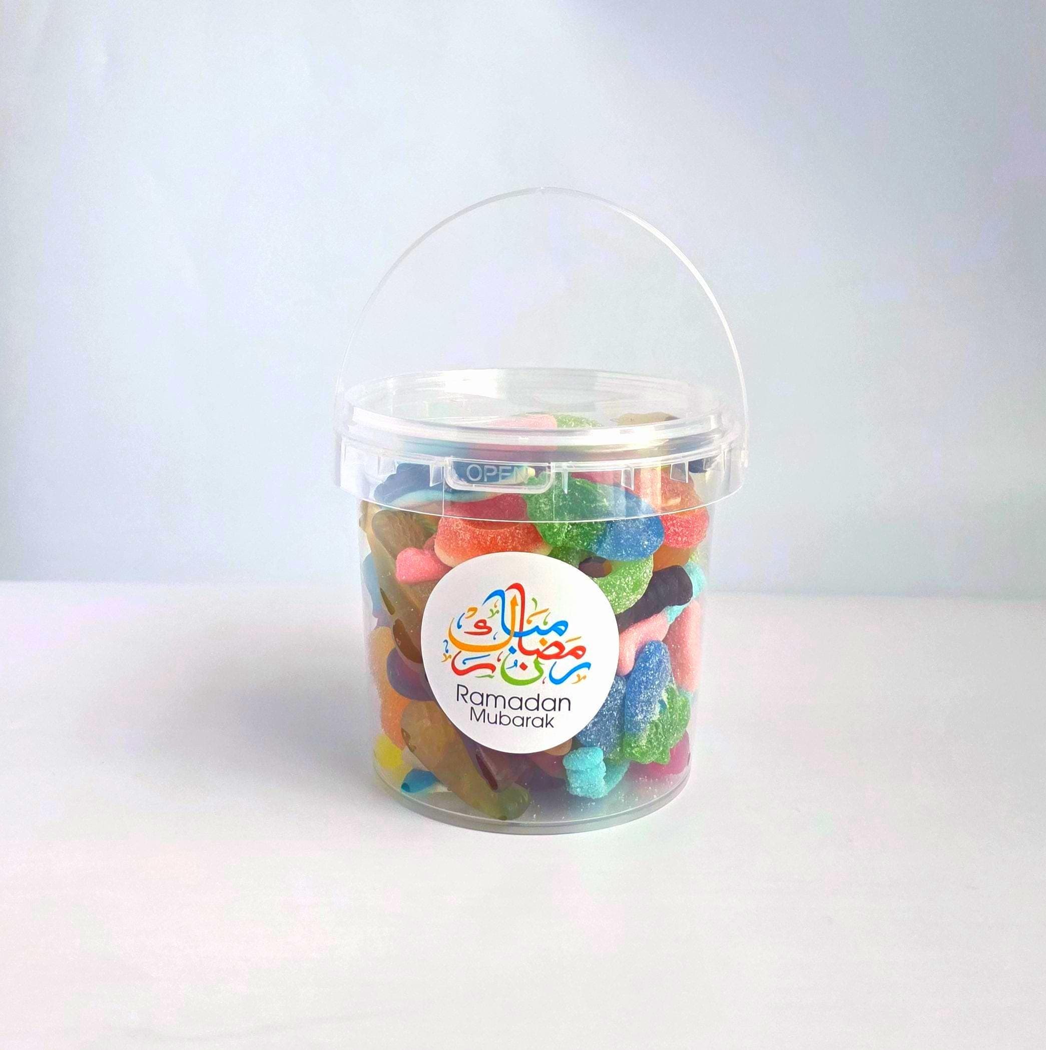 Personalised Ramadan & Eid Mubarak Sweet Buckets | 650g Mixed Halal Sweets Gift | Ramadan Treat Box | Eid Gifts For Kids And Family - image 5