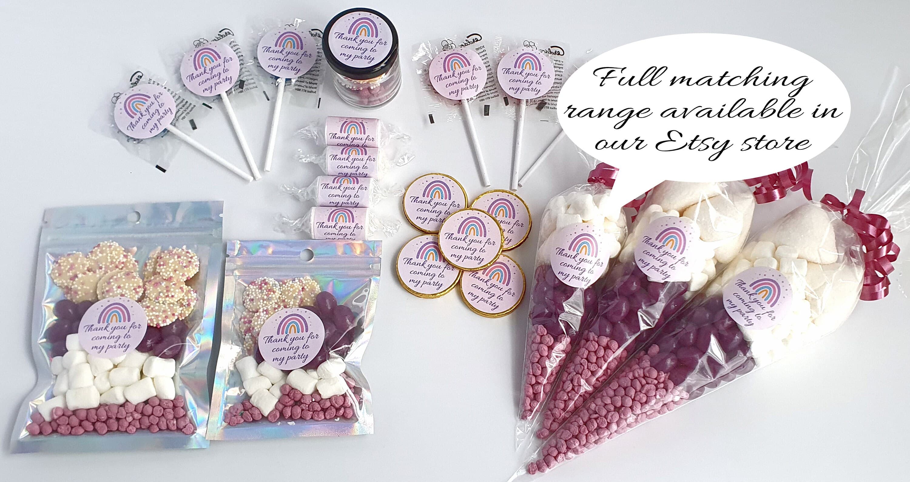 Personalized Purple Halal Sweet Cones | Party Favors - image 4