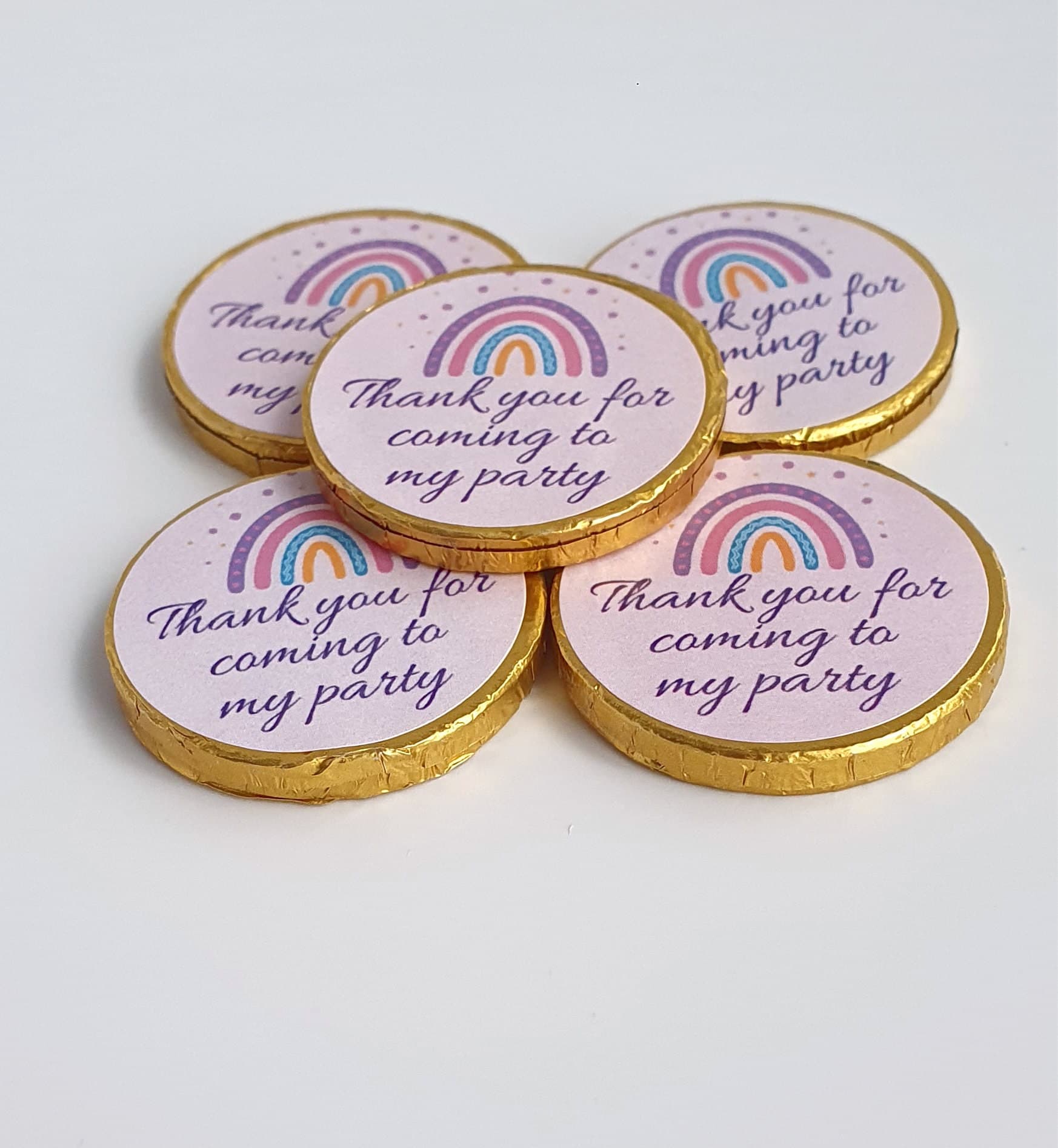 Personalized Purple Chocolate Coins | Party Favors - image 3