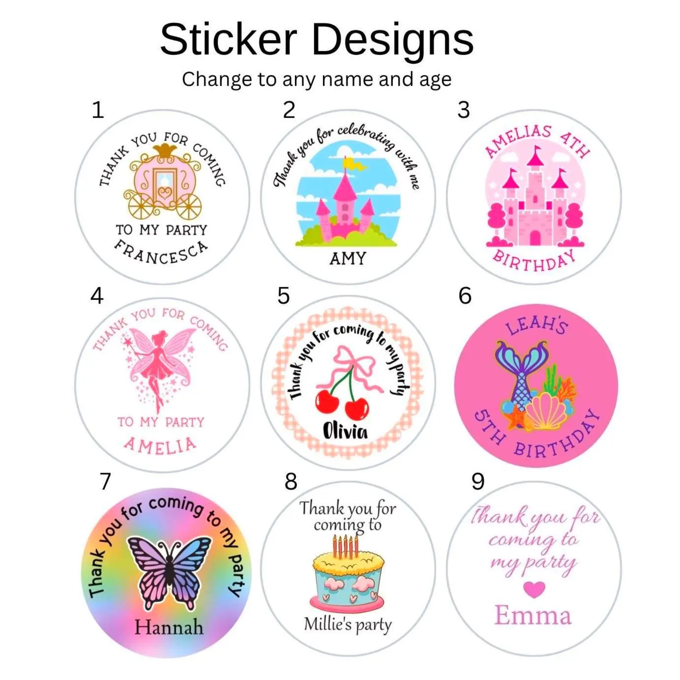 Personalised Pre-Filled Kids Party Sweet Cones | Childrens Birthday Party  | Themed Parties | Custom Sweet Cones | Thank you Sweets | Party - image 3